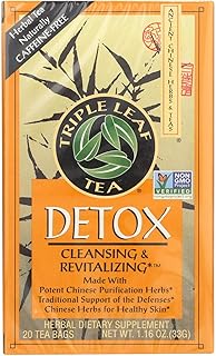 Triple Leaf Tea, Detox, 20 Tea Bags (Pack of 6)