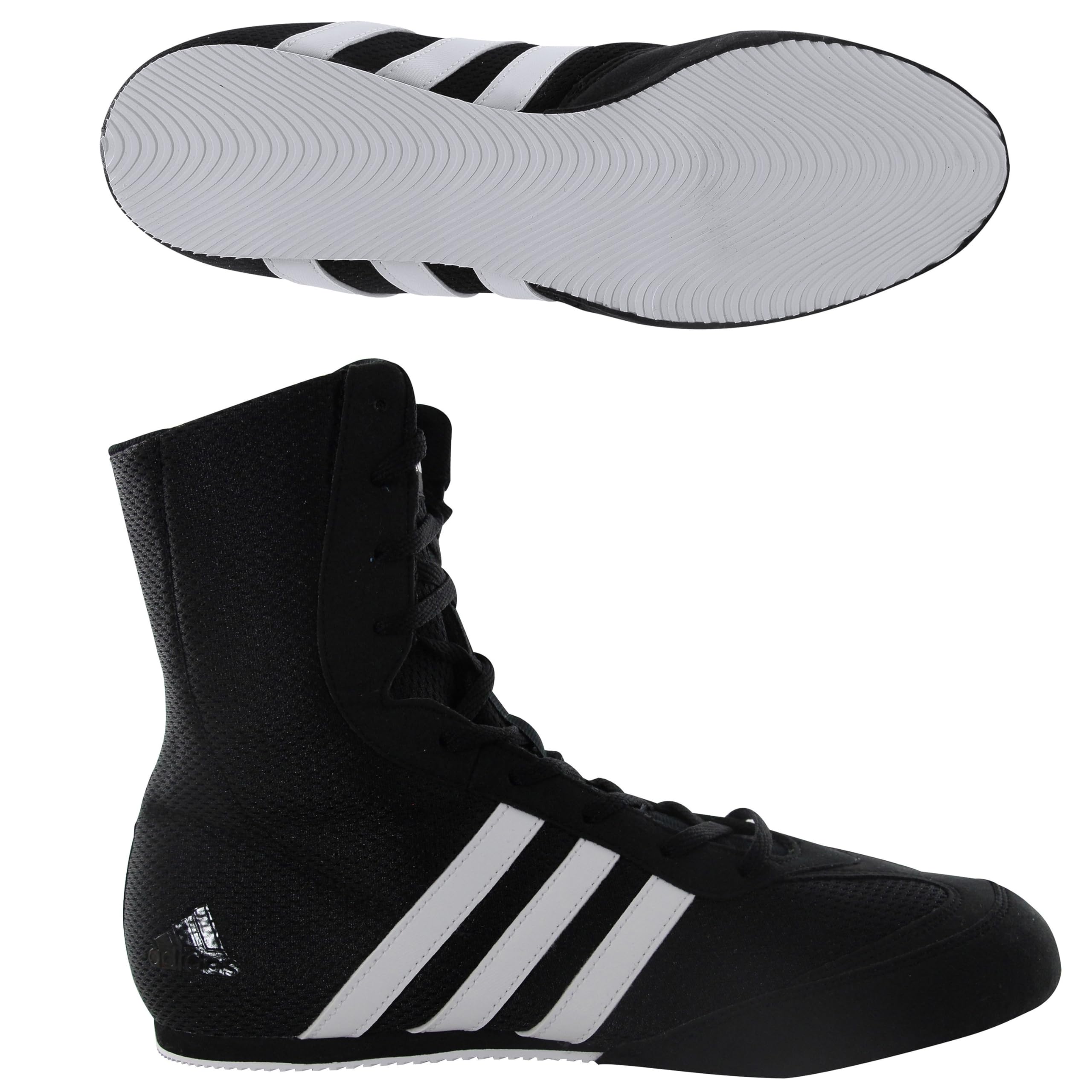 adidas Box Hog 2, Boxing Shoe Hombre, Core Black/Footwear White/Core Black, 36 EU