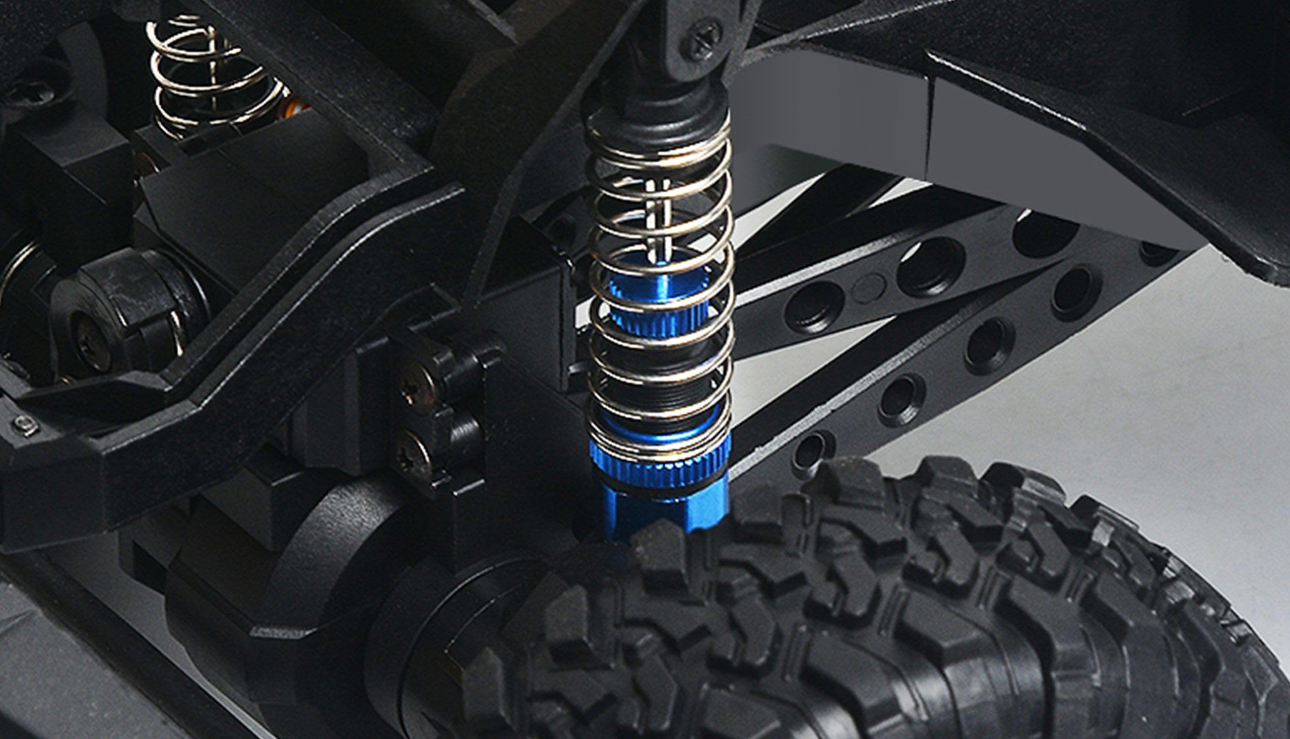Amewi Dirt Climbing Pickup Brushed 1:10 RC model samochodu elektryczny Crawler, napęd na wszystkie koła (4WD) RTR 2,4 GHz, czarny
