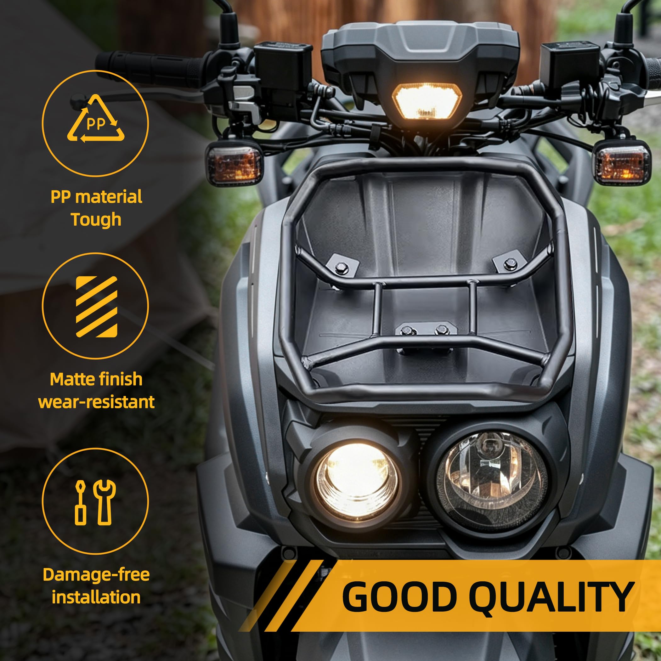 Mokuo Iron Motorcycle Front Carrier Rock Fit for 2022 2023 Yamaha
