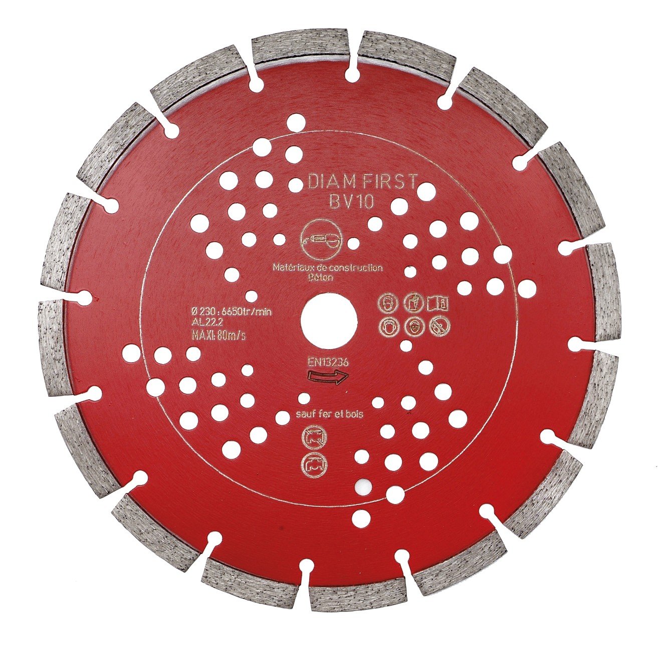 Samedia - Disco diamantato Technic Diam First Bv 10 Ø125, AL: 22,23