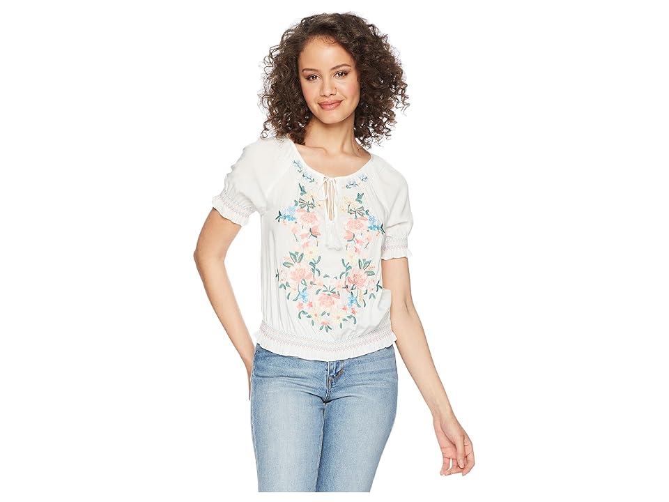 

Show Me Your Mumu Lucy Top (Once Upon A Flower Embroidery) Women's Clothing