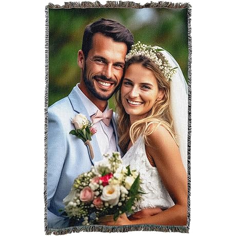 Customizable Woven Photo Blanket: Capture Lasting Memories