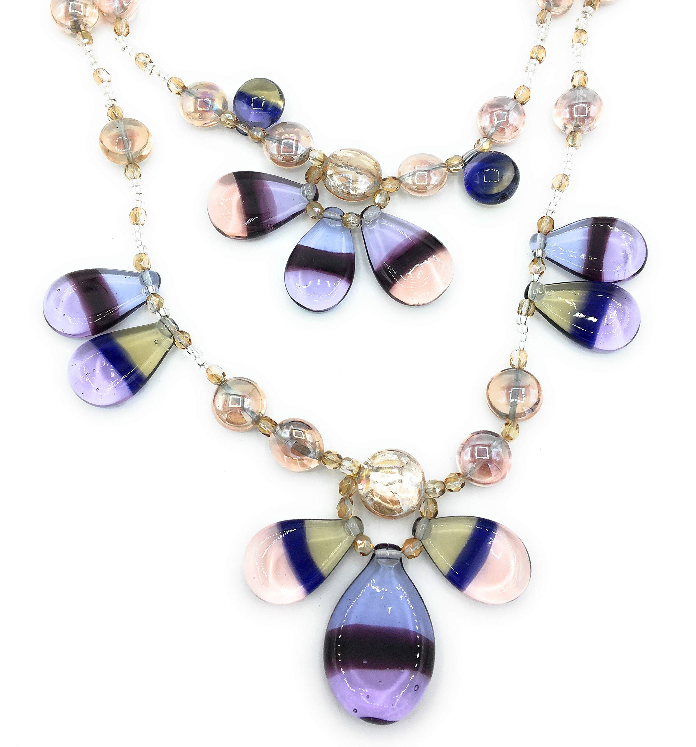 VENEZIANA Murano Glass Necklace VP 12, Murano glass, Glass, Murano glass, Glass