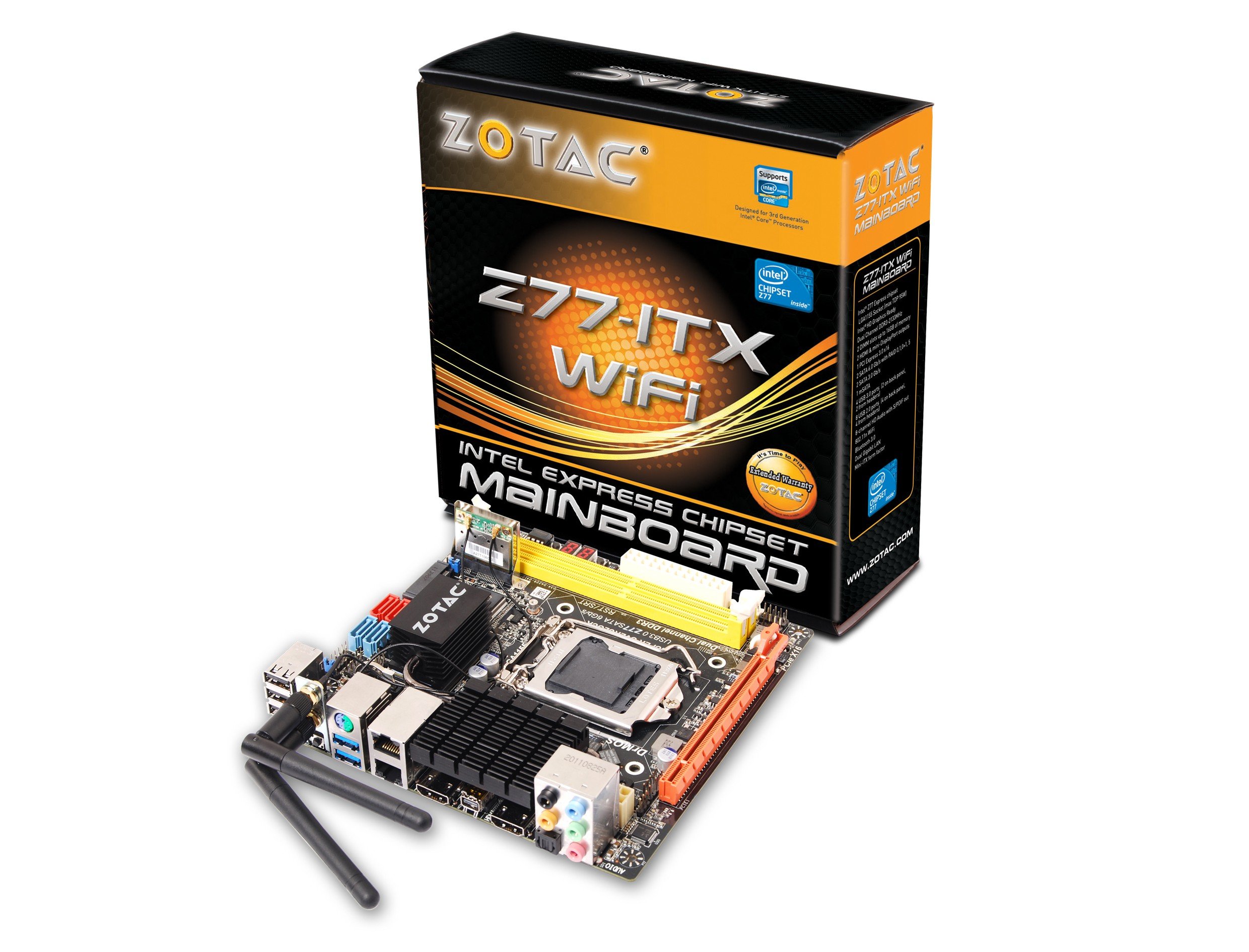Amazon | ZOTAC Mini-ITXマザーボード Intel Z77 Express チップセット
