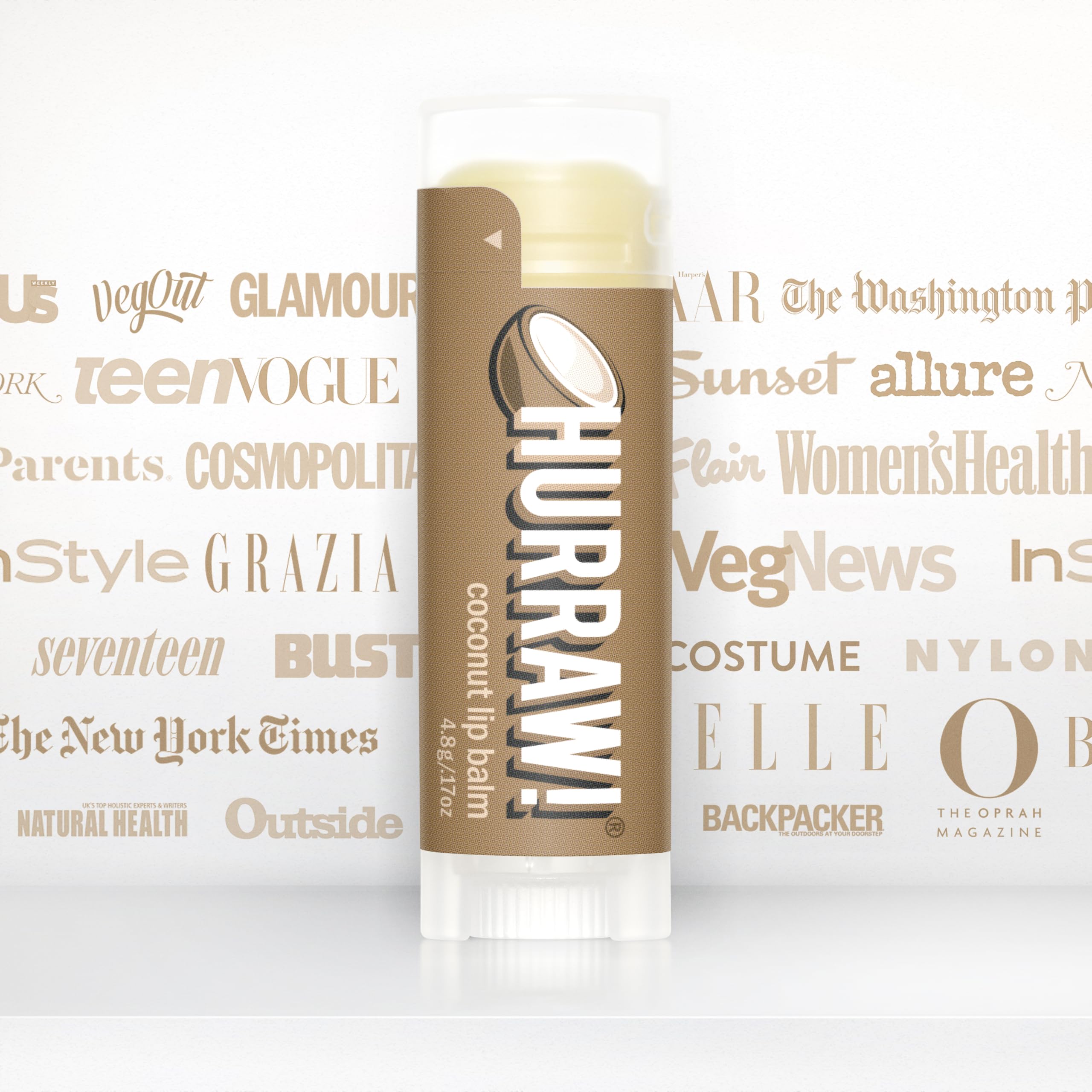 Hurraw Coconut Lip Balm/Hindistan Cevizi 4.8gr