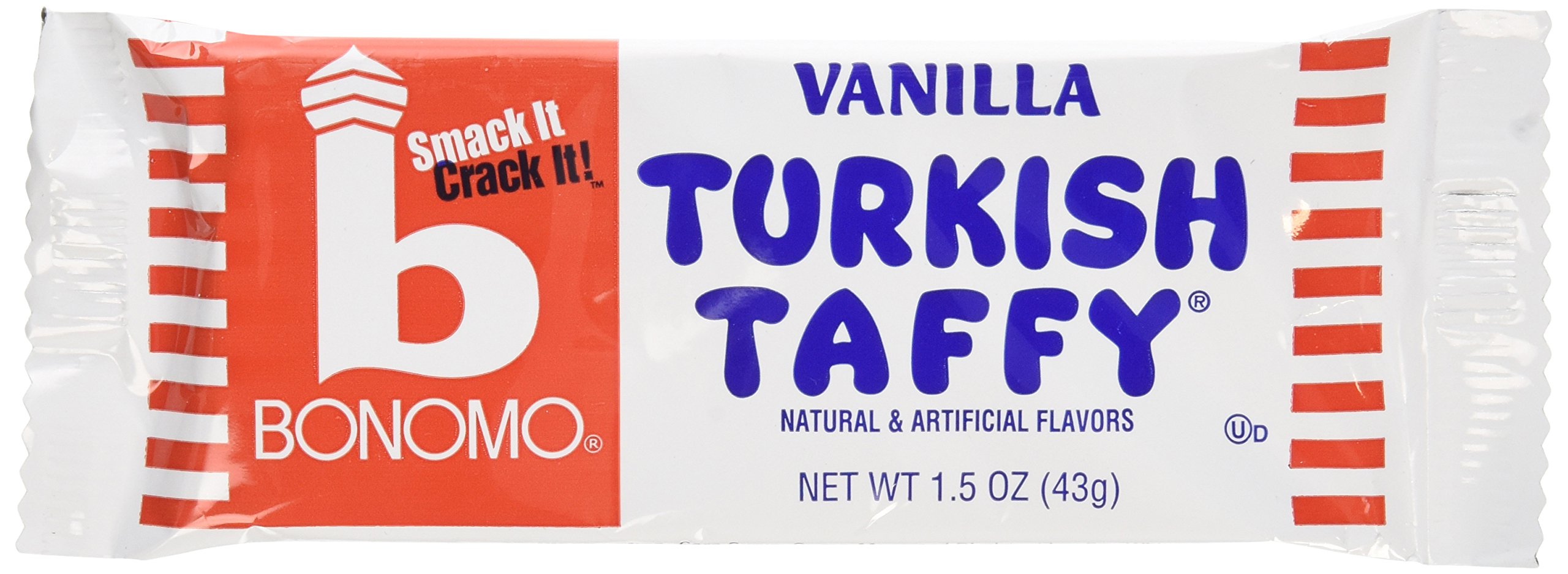 Bonomo Turkish Taffy Vanilla Flavor (Pack of 24)