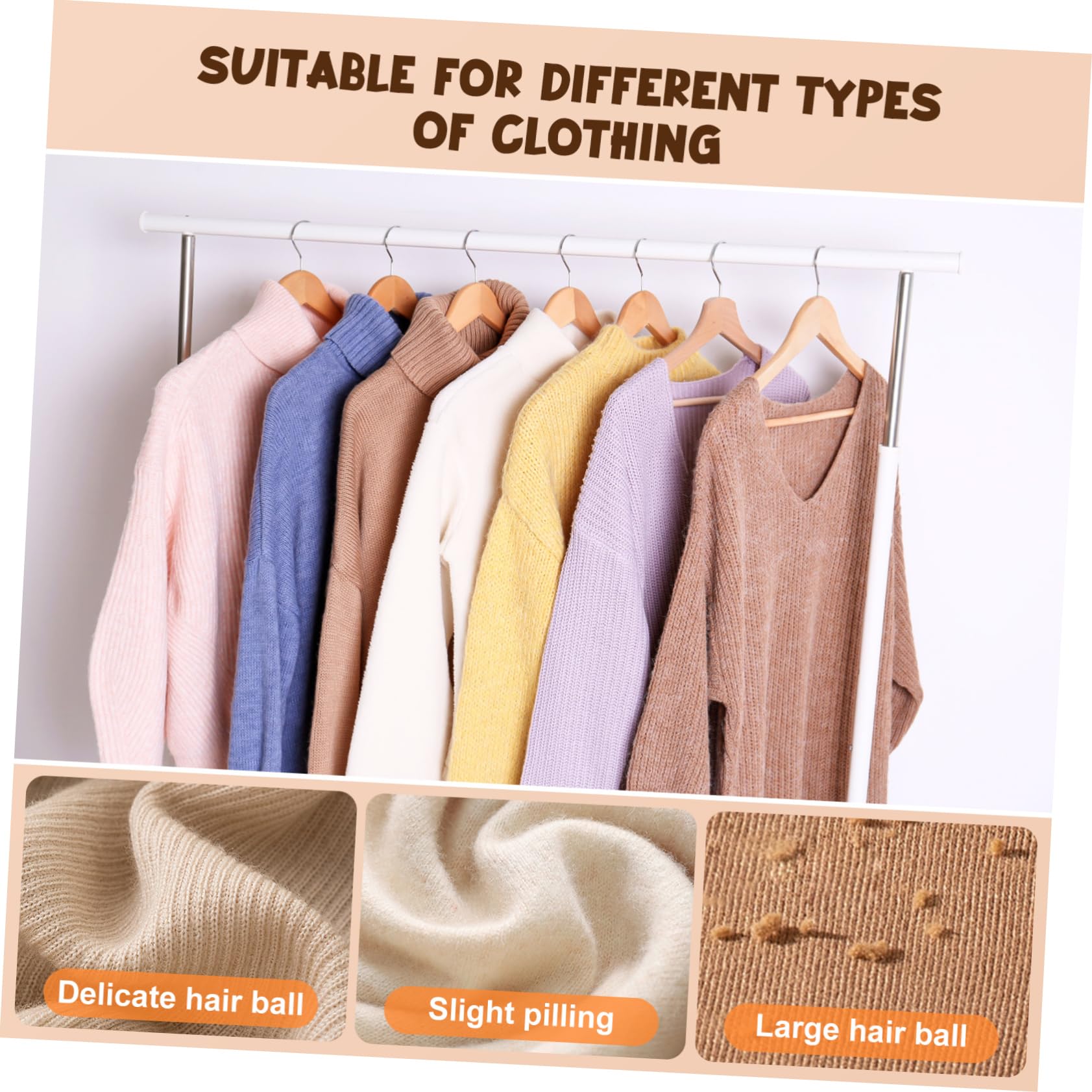 FRCOLOR Quitapelusas Eléctrico Afeitadora De Suéteres Recargable Para Ropa Lana
