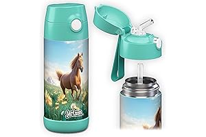 Jarlson Charli Horse Water Bottle: Perfect for Kids' Hydration Adventures