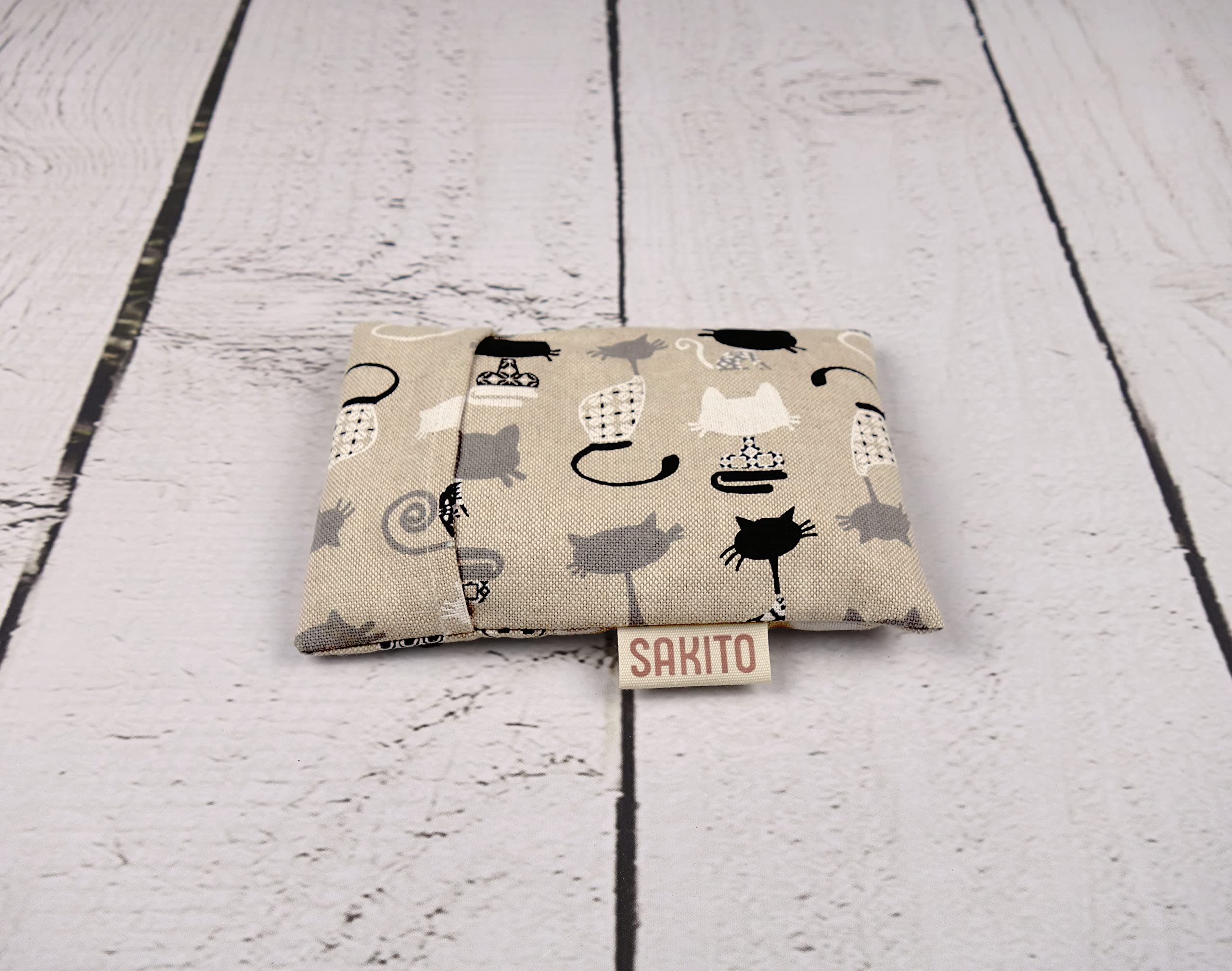 2 (pcs) Bouillotte Micro-onde (15x10 cm) - Thérapie Naturelle contre les Coliques - Chaleur Naturelle pour le Ventre et Élimination des Gaz - Sans Danger pour les Bébés - Housse Lavable
