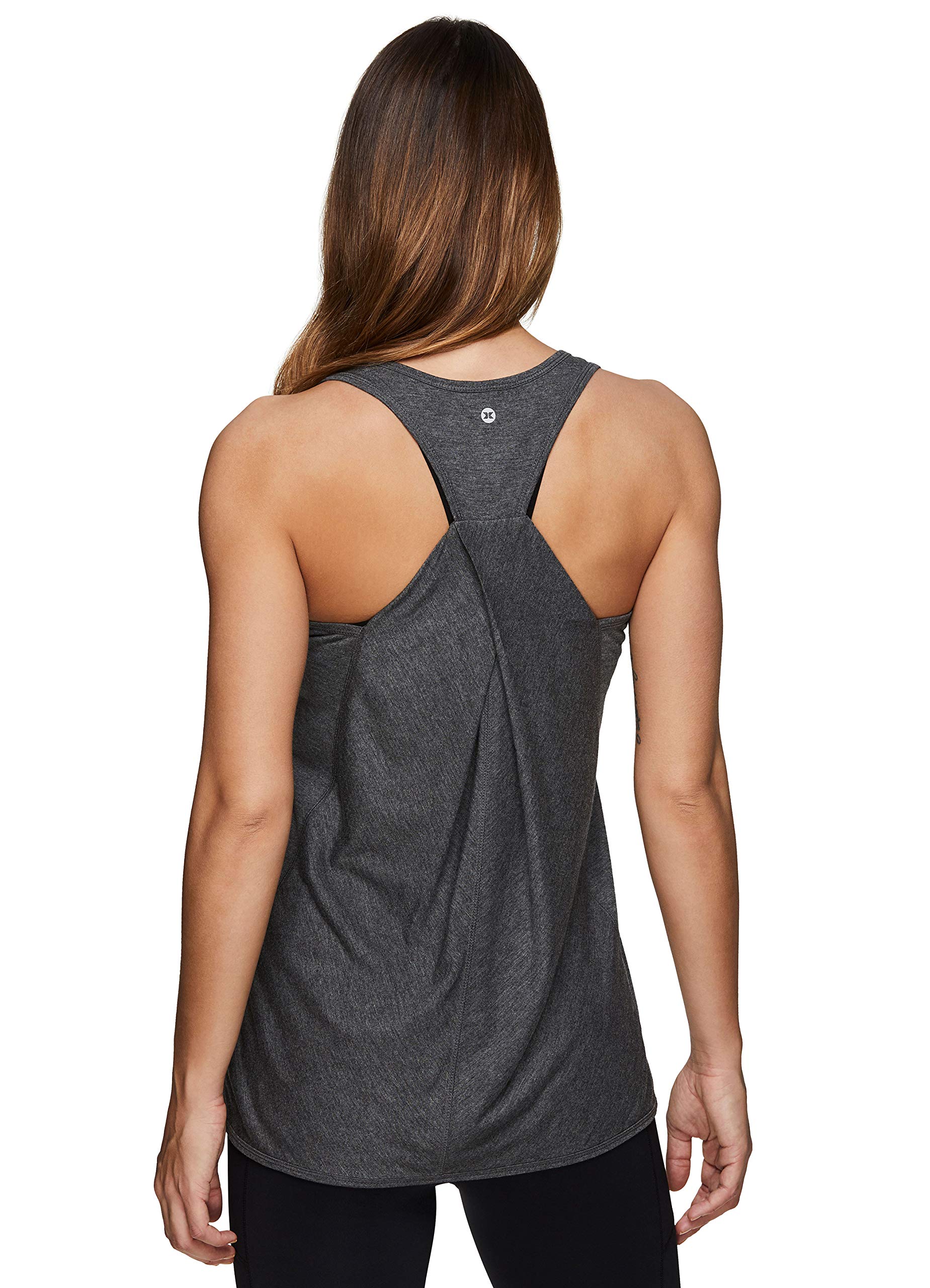 RBX Active Women's Fashion Back Detail Flowy Yoga Tank Top