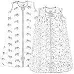 Mama Cheetah Baby Sleep Sack 2.5 TOG, Organic Cotton Baby Wearable Blanket with Two-Way Zipper, Swaddle Transition Baby Sleeping Bag for Newborn Infant Toddler Boy Girl, 24-48 Months