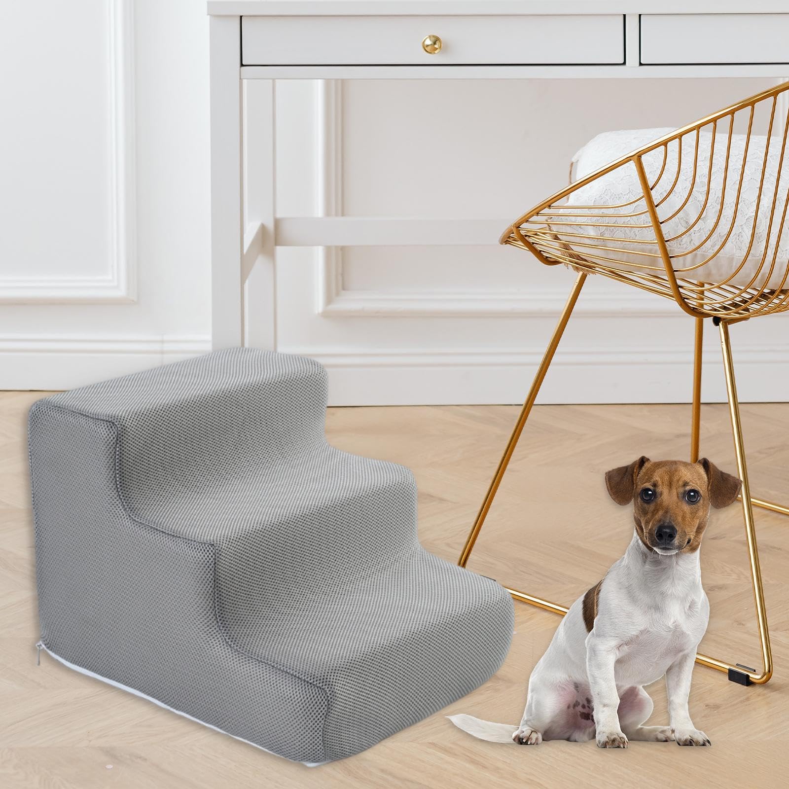 Amazon | Generic 犬階段 ペットステップ 高密度スポンジ 滑り止め底