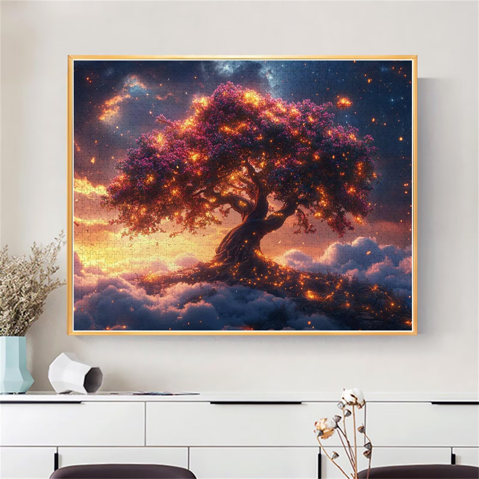 Puzzle Erwachsene 2000 Teile Baum Traum Educa Jigsaw für Kinder ab 8 Jahren Mädchen Jungen, Erwachsene Impossible Klassische Puzzles Schwer, Anspruchsvoll Spielspaß, Als Familienspiel 70x99cm t-906