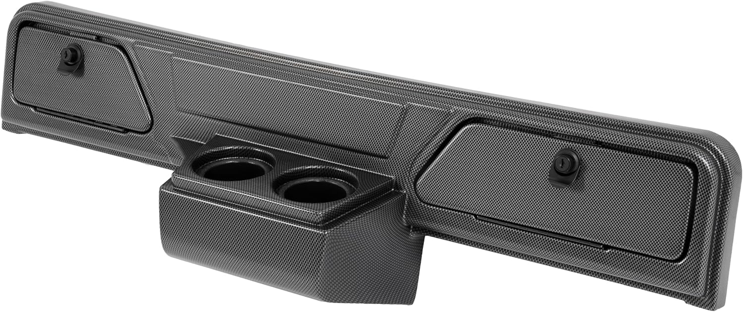 WUTIST Dashboard Cover Compatible with 1986-1994 EZGO Marathon Golf Cart Dash Cover Plastic ABS W/Lockable Doors