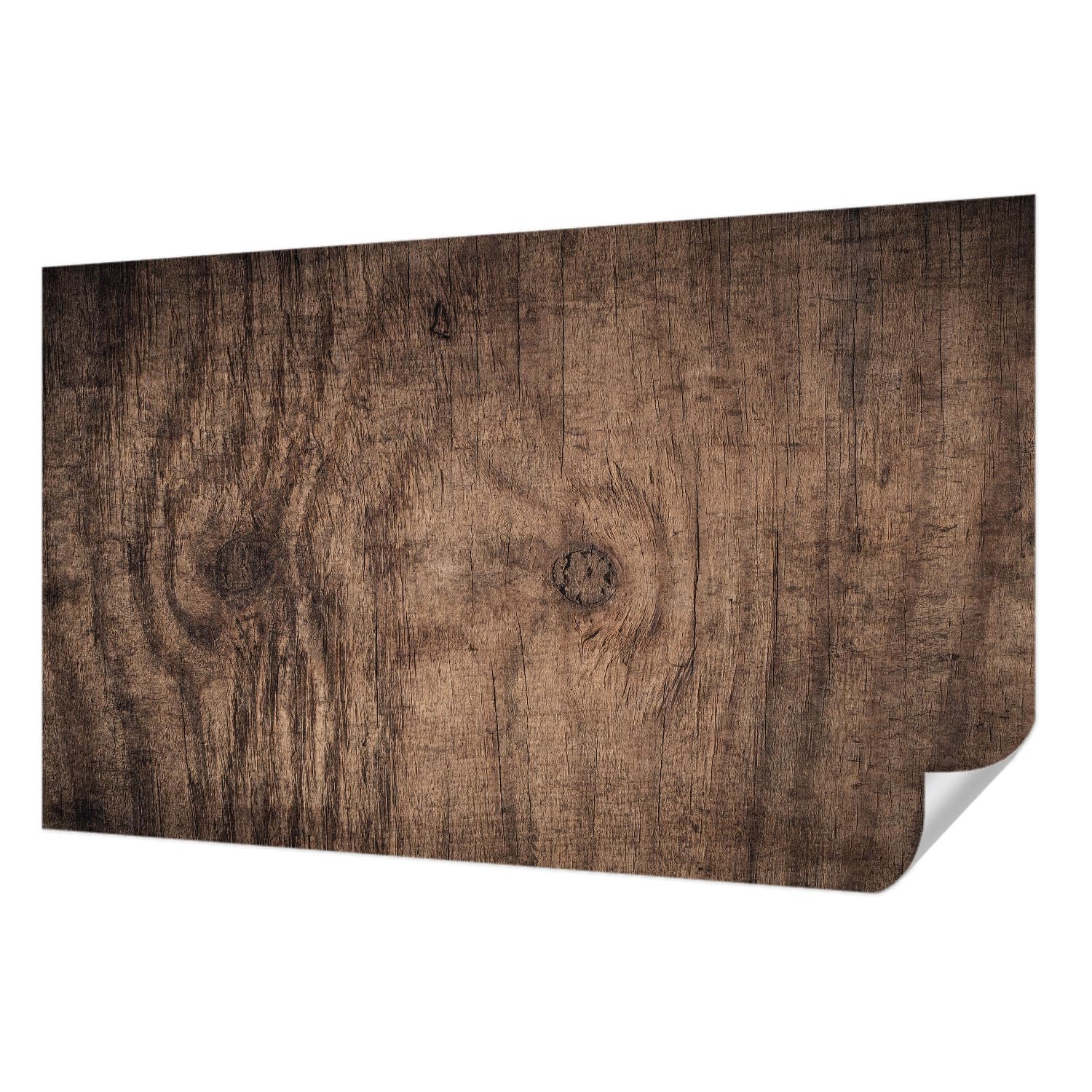 Papier peint autocollant 416x254 cm bois rustique panoramique