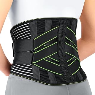 NMGHUTE Cinturón De Soporte For La Espalda For Hombres Y Mujeres, Adecuado For Estar Sentado Durante Mucho Tiempo Y con Soporte Lumbar.(M)