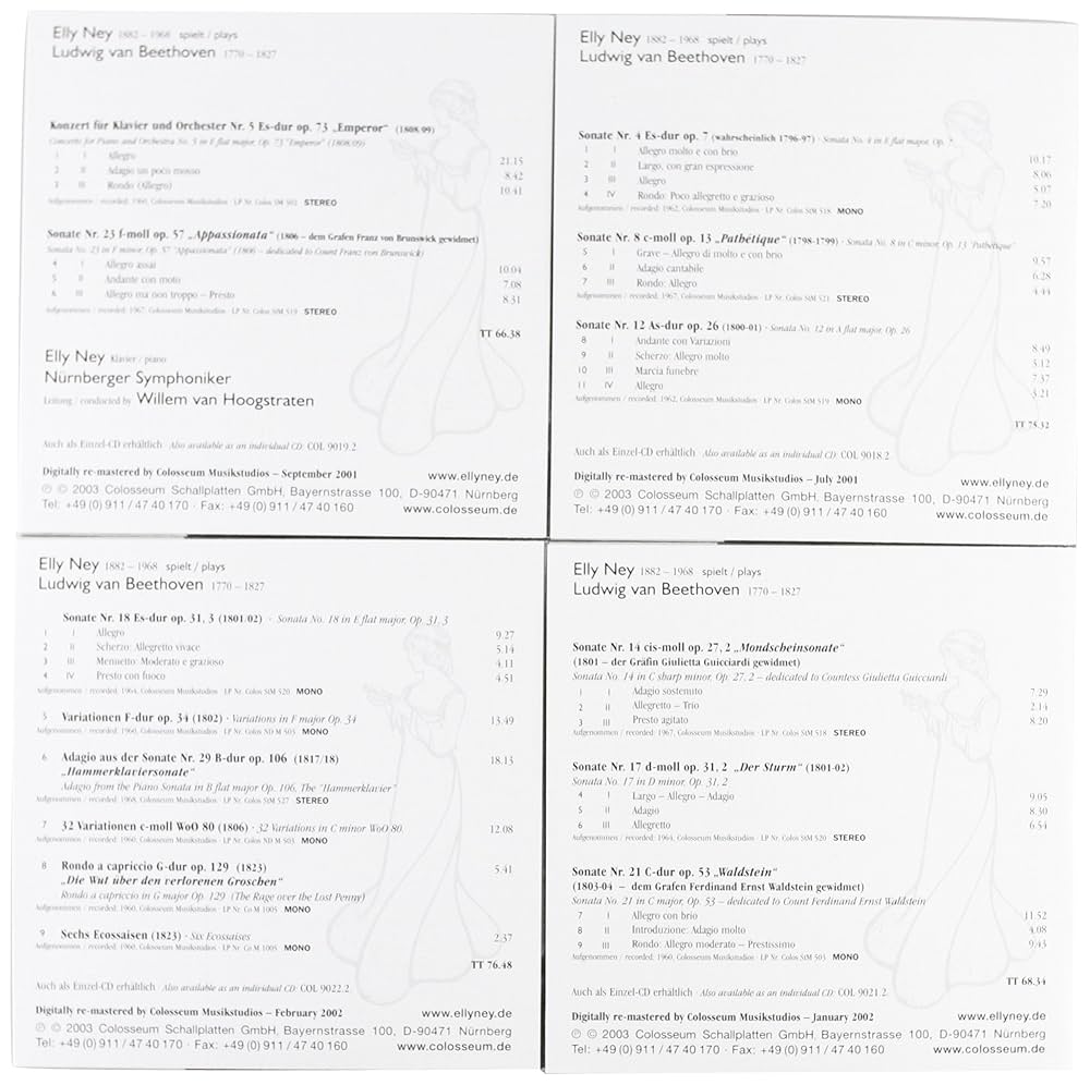 クラシック Elly Ney / Complete Edition of all ber 中古】輸入クラシックCD Elly Ney / Complete Edition of all