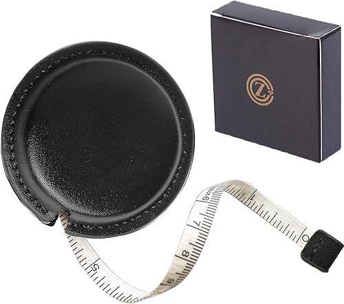 Miniatura 11 de Cinta métrica para medir el cuerpo, 79 pulgadas/6.6 ft cinta métrica retráctil para tela corporal, costura, tela a medida, mediciones