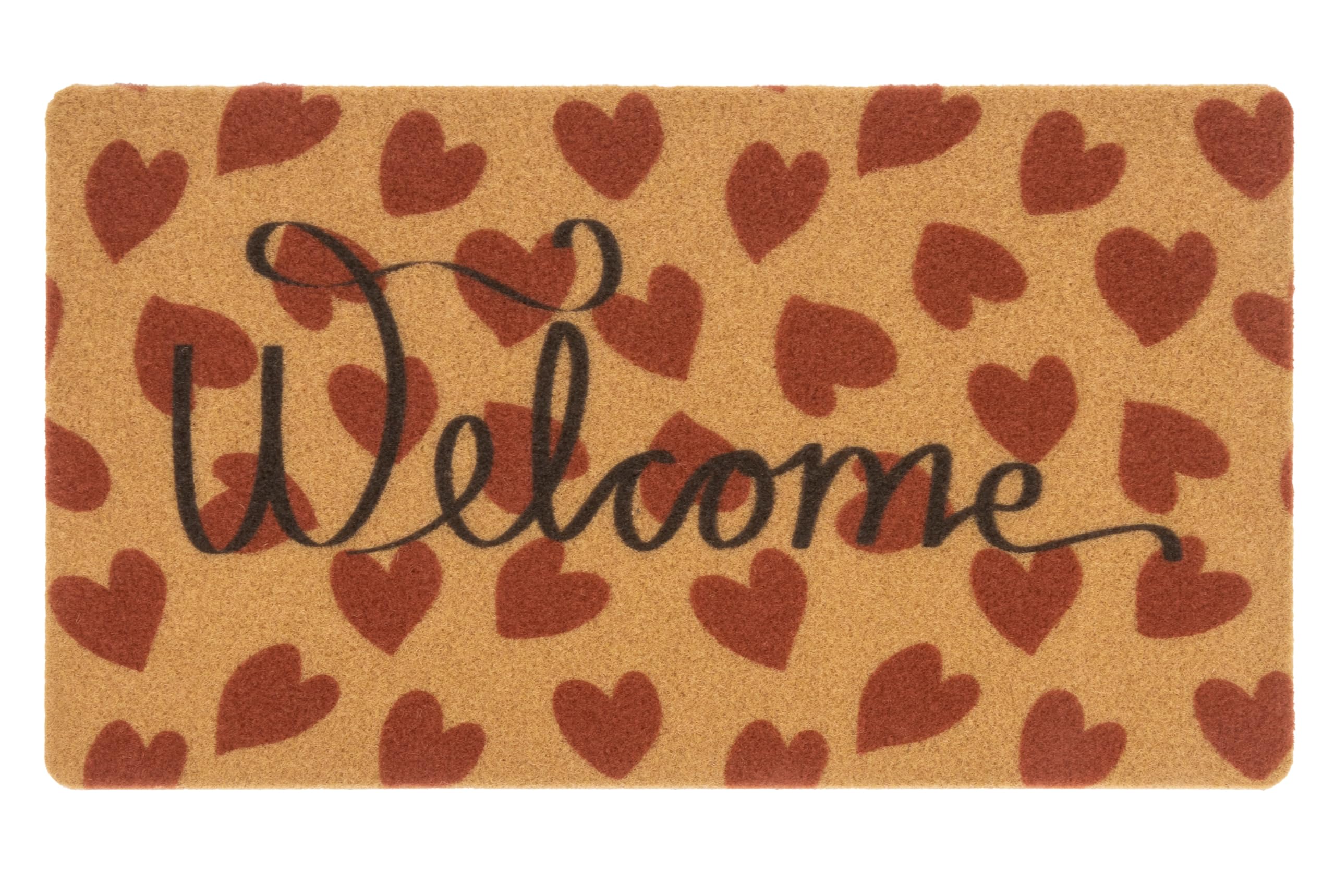 Voenkca Valentines-Day-Decorations Front Door-Mat Outside-Entrance