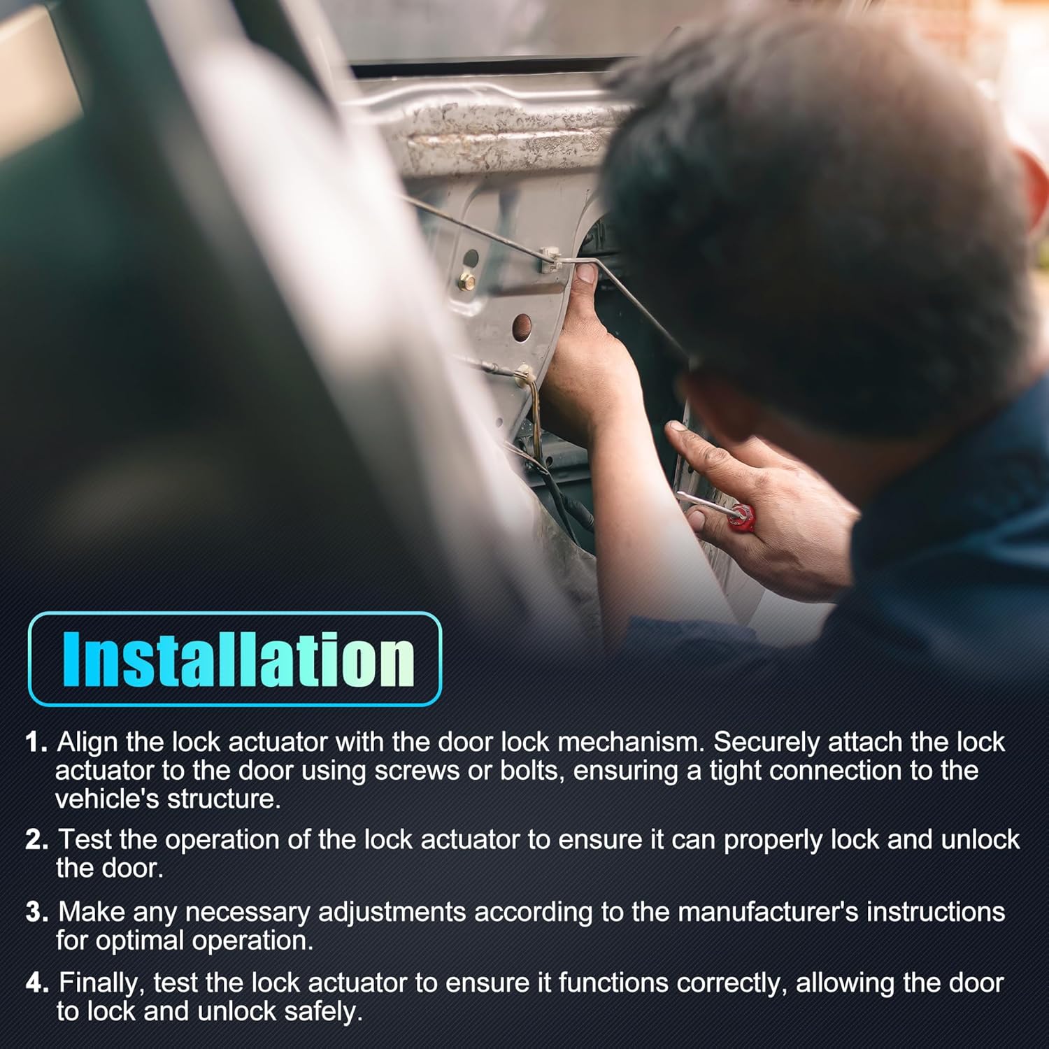 X AUTOHAUX Replacement Rear Liftgate Door Lock Actuator with Cable for Subaru Legacy 2010-2014 for Subaru Outback 2010-2014 Tailgate Latch Assembly Black