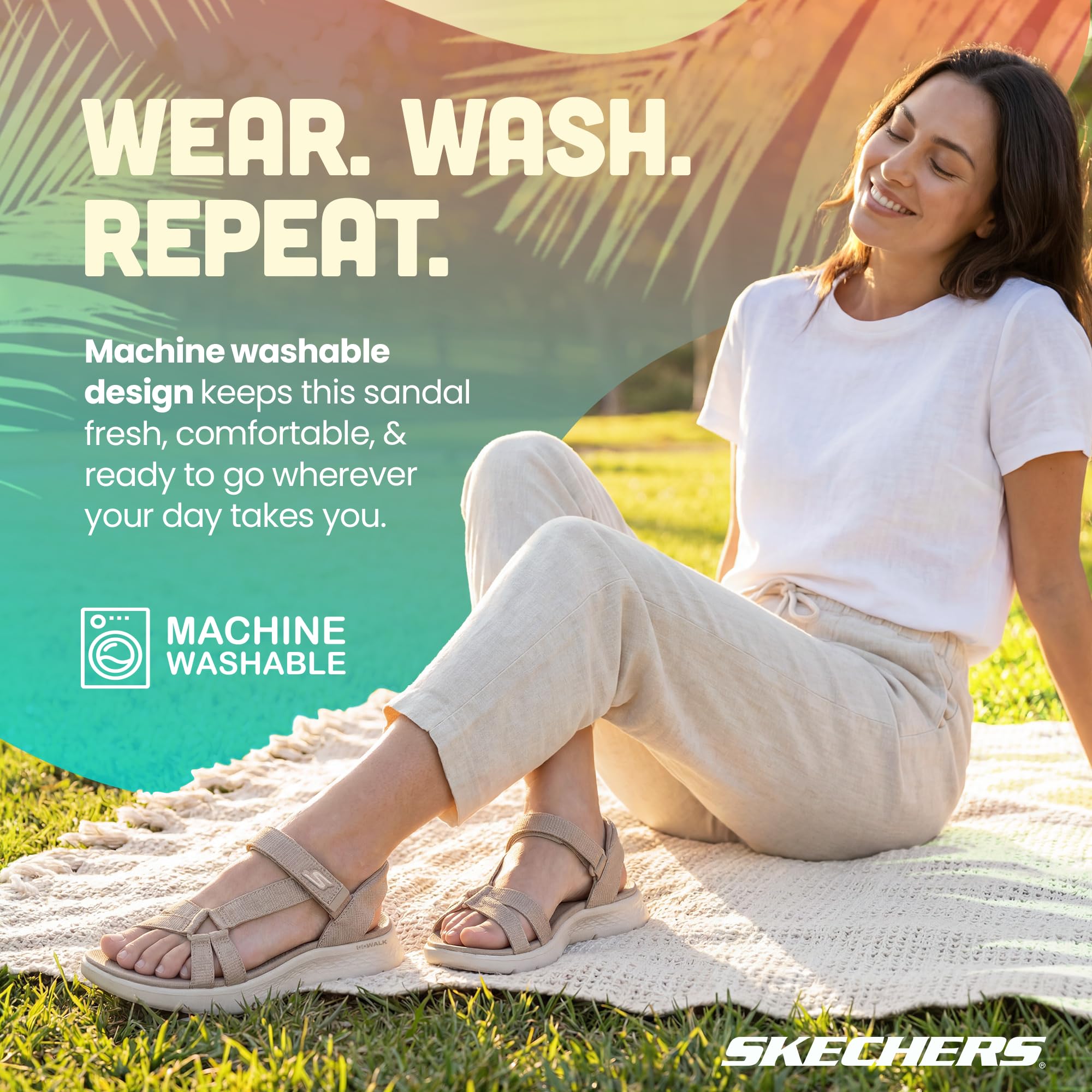 Skechers Kobiety Go Walk Flex Sandal IlluminateSandał