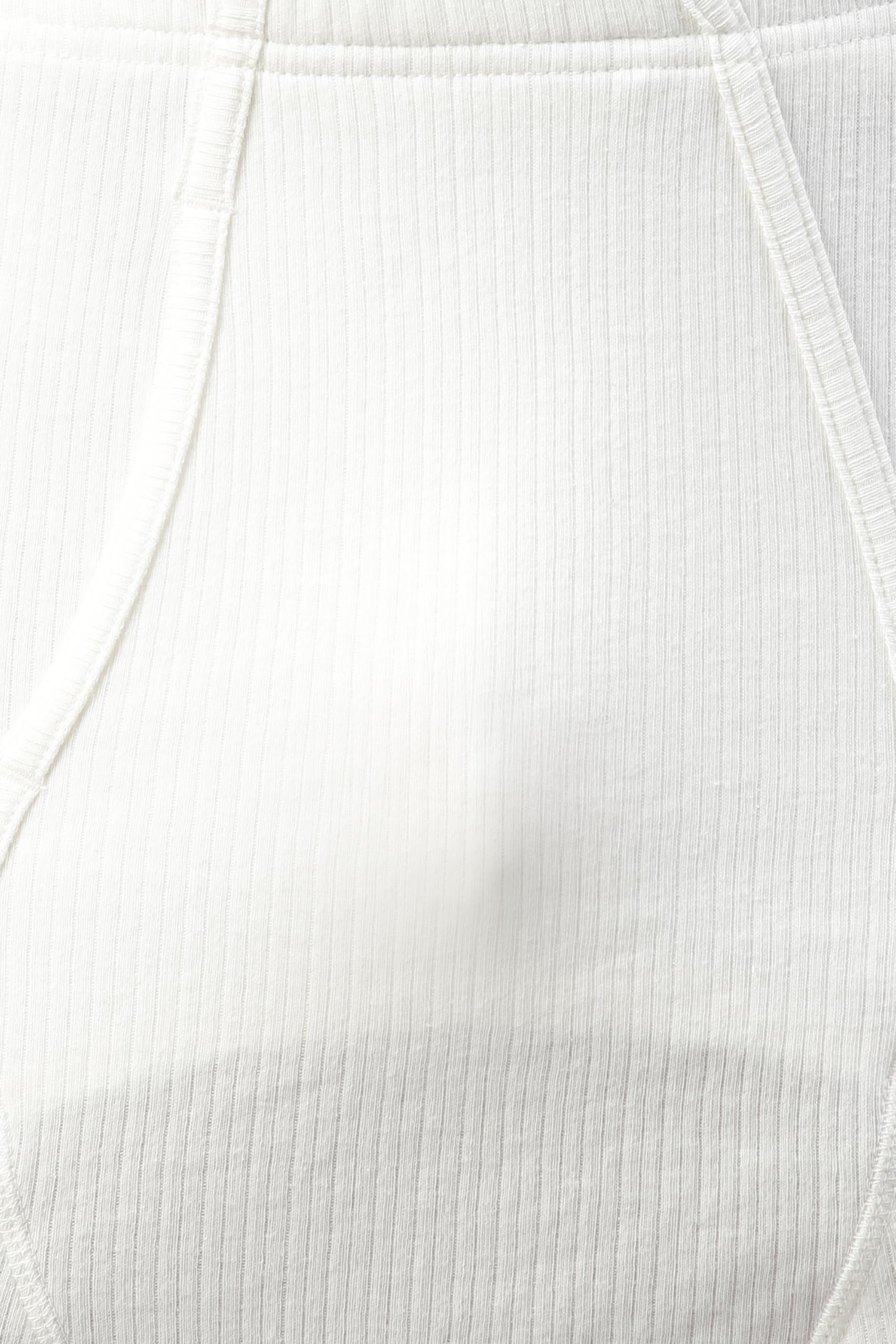Van Heusen Men Thermal Bottom - Cotton Viscose Blend - Anti Bacterial, Snug Fit, Solid_71003_Ivory_S 3