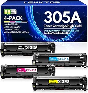 305A Toner Cartridges CE410A CE411A CE412A CE413A Replacement for HP ...