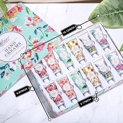 Miniatura 16 de Set de regalo de crema de manos, crema de manos para mujeres, juego de loción de manos para manos secas y agrietadas, regalo de Navidad para el día