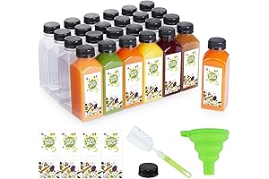 12pcs 12oz Juice Bottles: Reusable Juice Containers