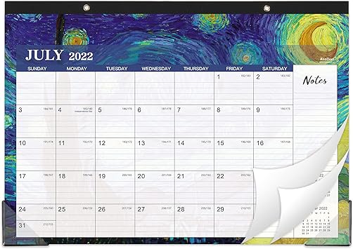 2022 And 2023 Calendar Amazon Amazon Com Desk Calendar 2022 2023 Calendar 2022 2023 From July 2022 December 2023 18 Months Desk Calendar With 17 X 12 Ruled Blocks To Do List Notes Best Desk Calendar For Organizing Office Products