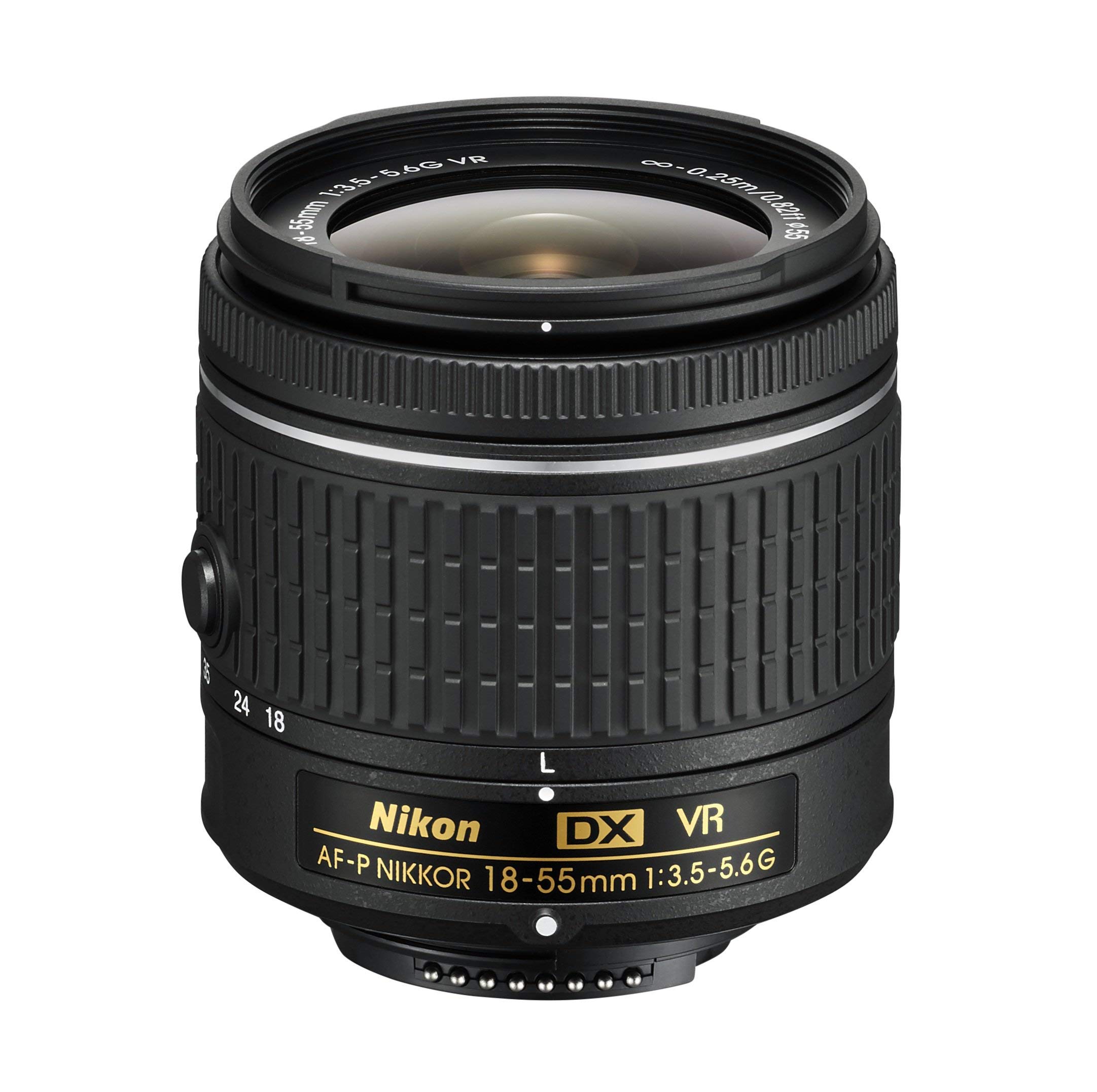 Nikon D3300 Appareil photo numérique Reflex 24,2 Mpix Kit Objectif AF-P 18-55 mm VR Noir (Reconditionné Certifié)
