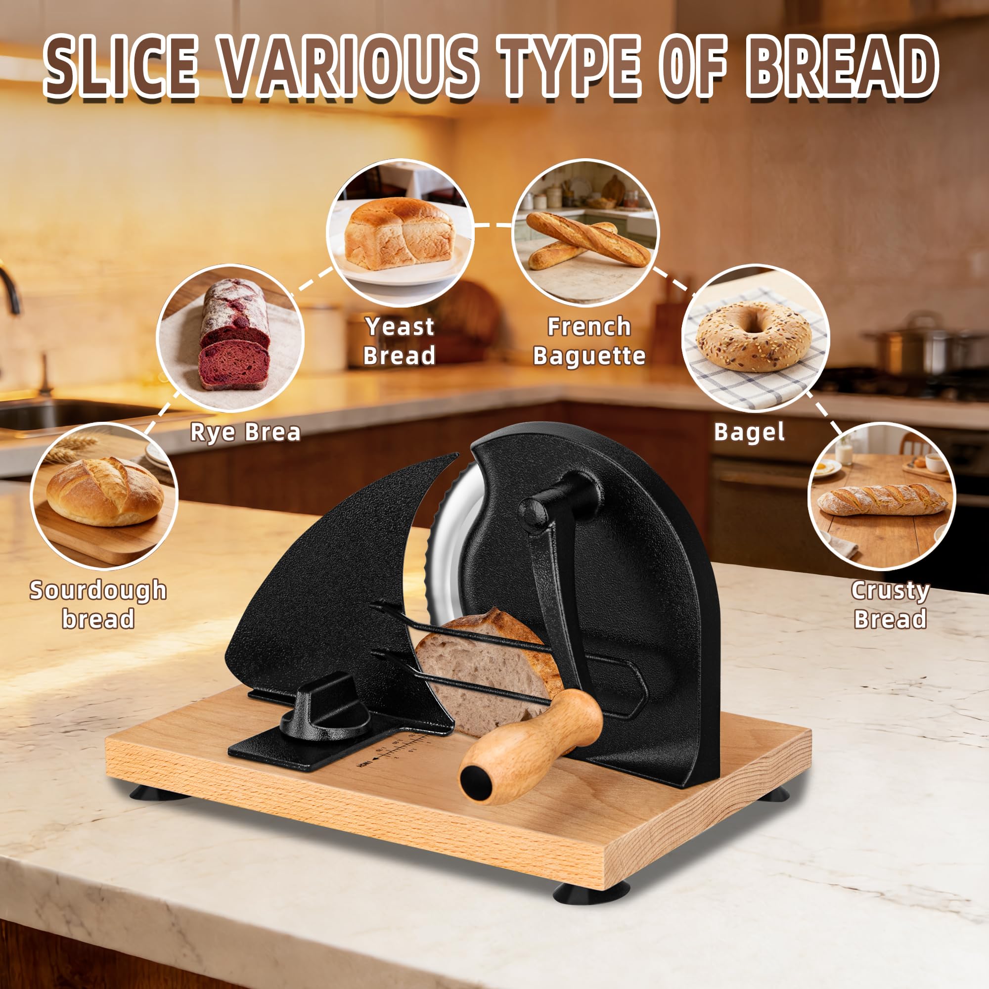 Manual Bread Slicer - Sourdough & Artisan Bread -6