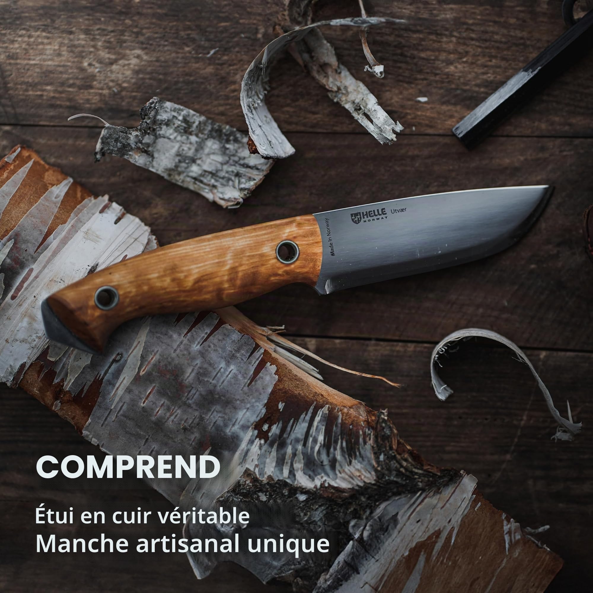 Helle 149610 Couteau lapon, gris, M