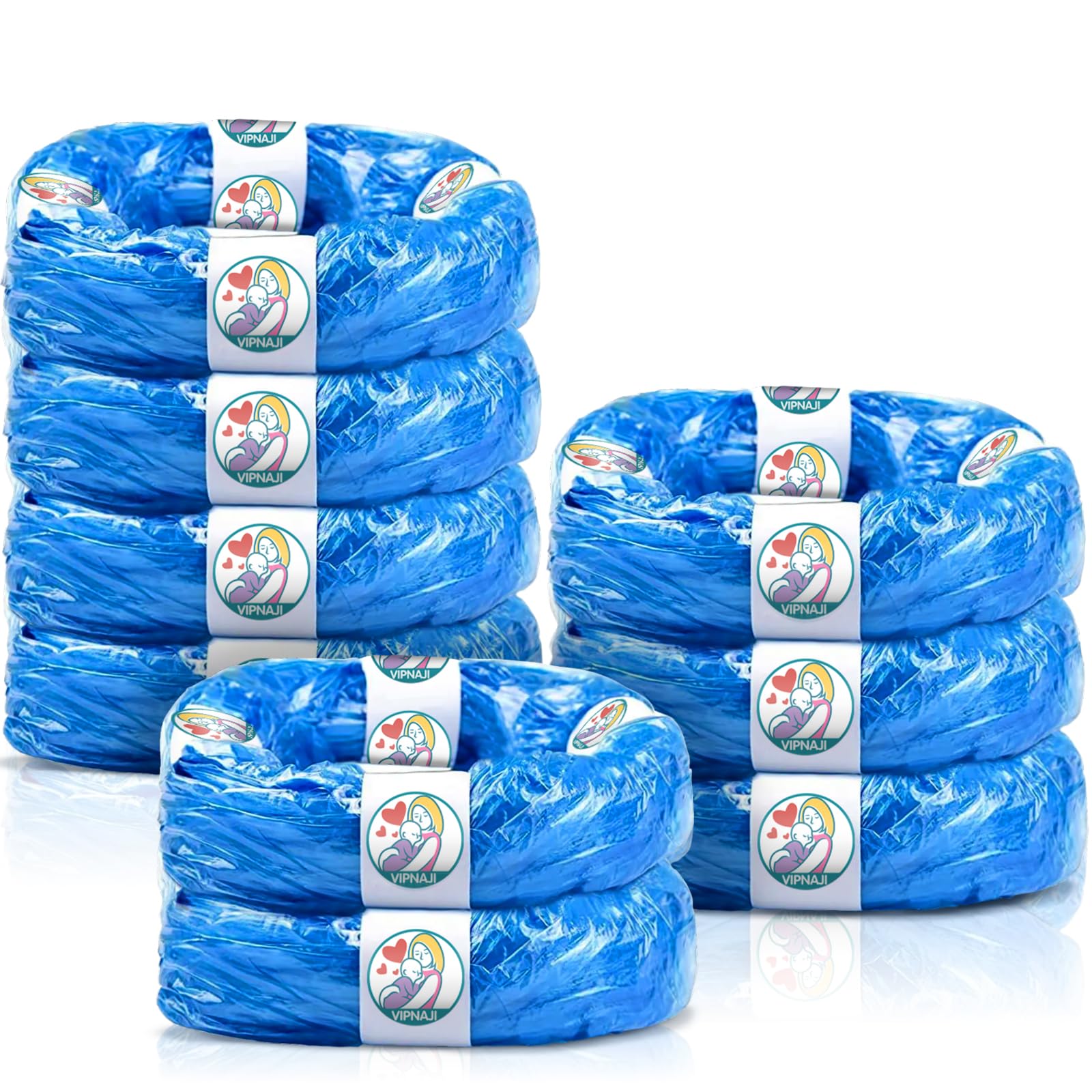 HYOJCWU 9 Pack Windeleimer Nachfüllkassetten, Baby Nachfüllfolie Windeleimer Kompatibel mit Modelle für Windeleimer