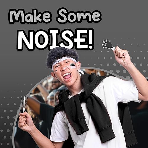 Miniatura 5 de Windy City Novelties Paquete de 12 mini pinzas de mano de 7 pulgadas, ruidosos de plástico para juegos deportivos, rallyes de pep, portones traseros