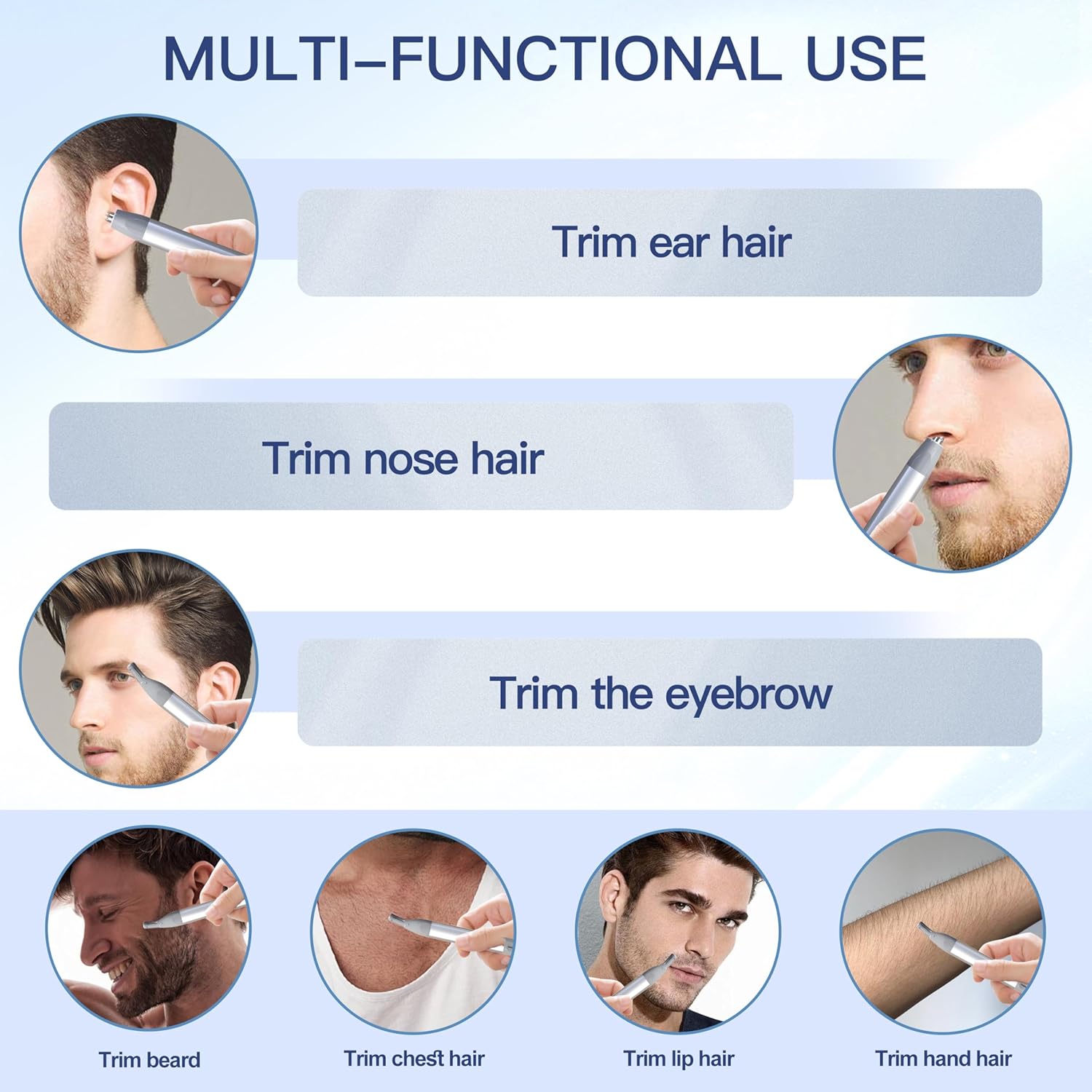 Multi-functional use of the trimmer