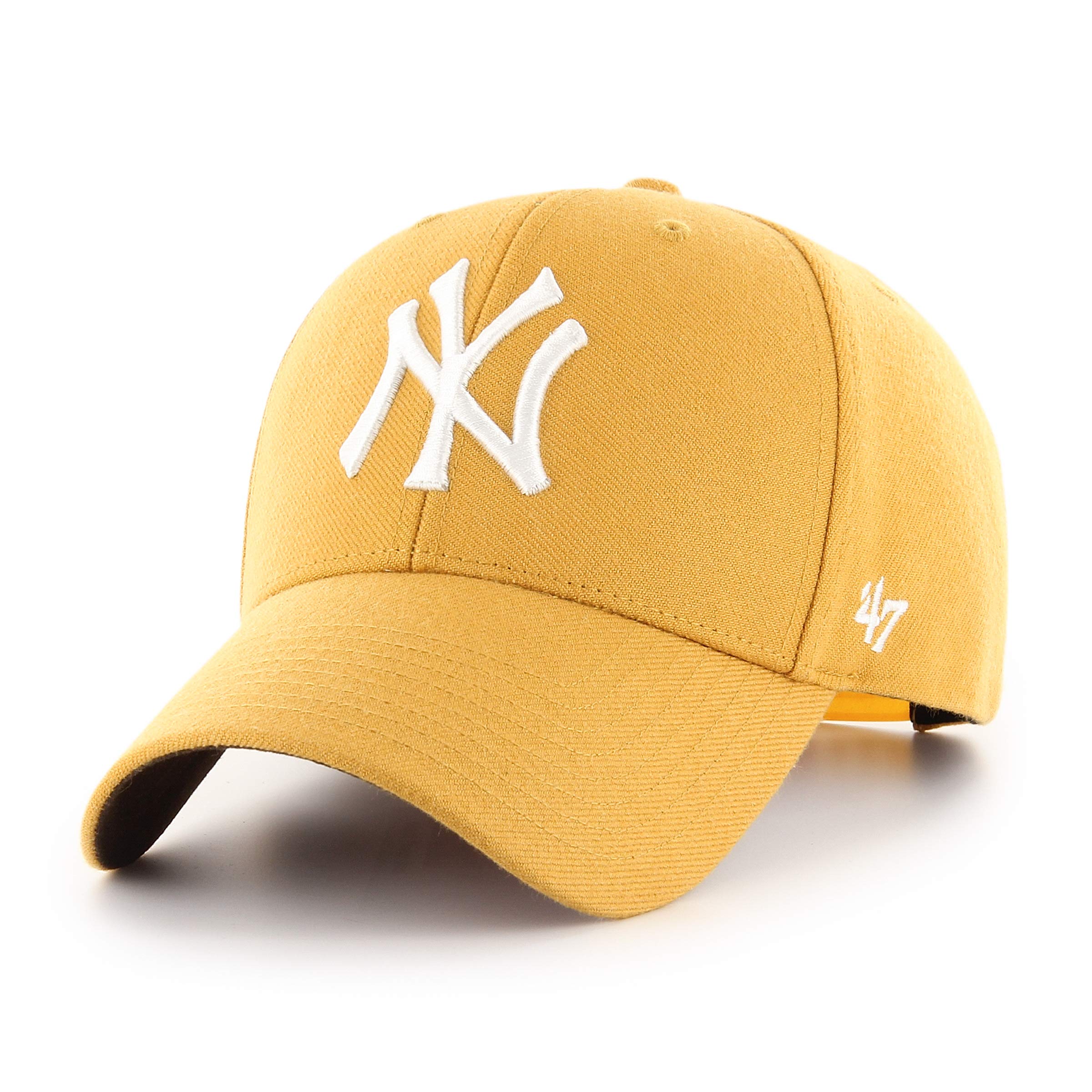 47Brand Unisex Orange New York Yankees Baseball Cap Mlb Mvp