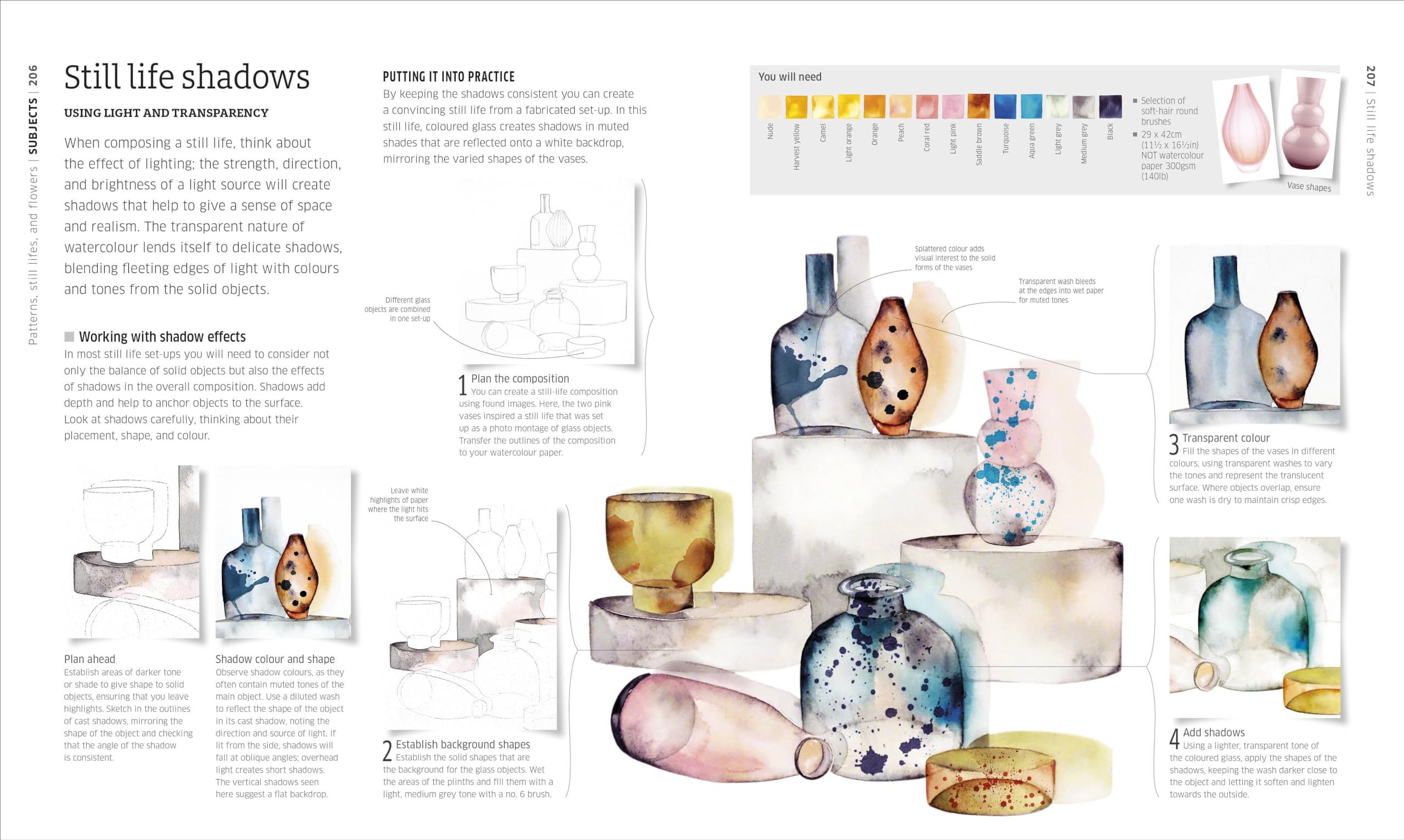 Artist's Watercolour Techniques : Discover How to Paint Landscapes, People and Still Lifes, and Develop Your Own Style