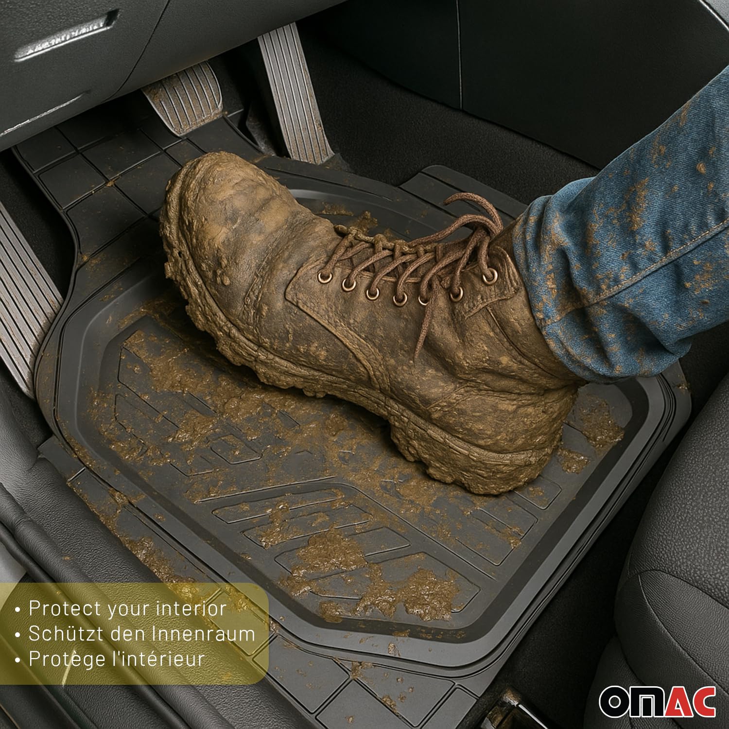 Gumowe dywaniki pod_ogowe Jeep Grand Cherokee z mo_liwo_ci_ 4x