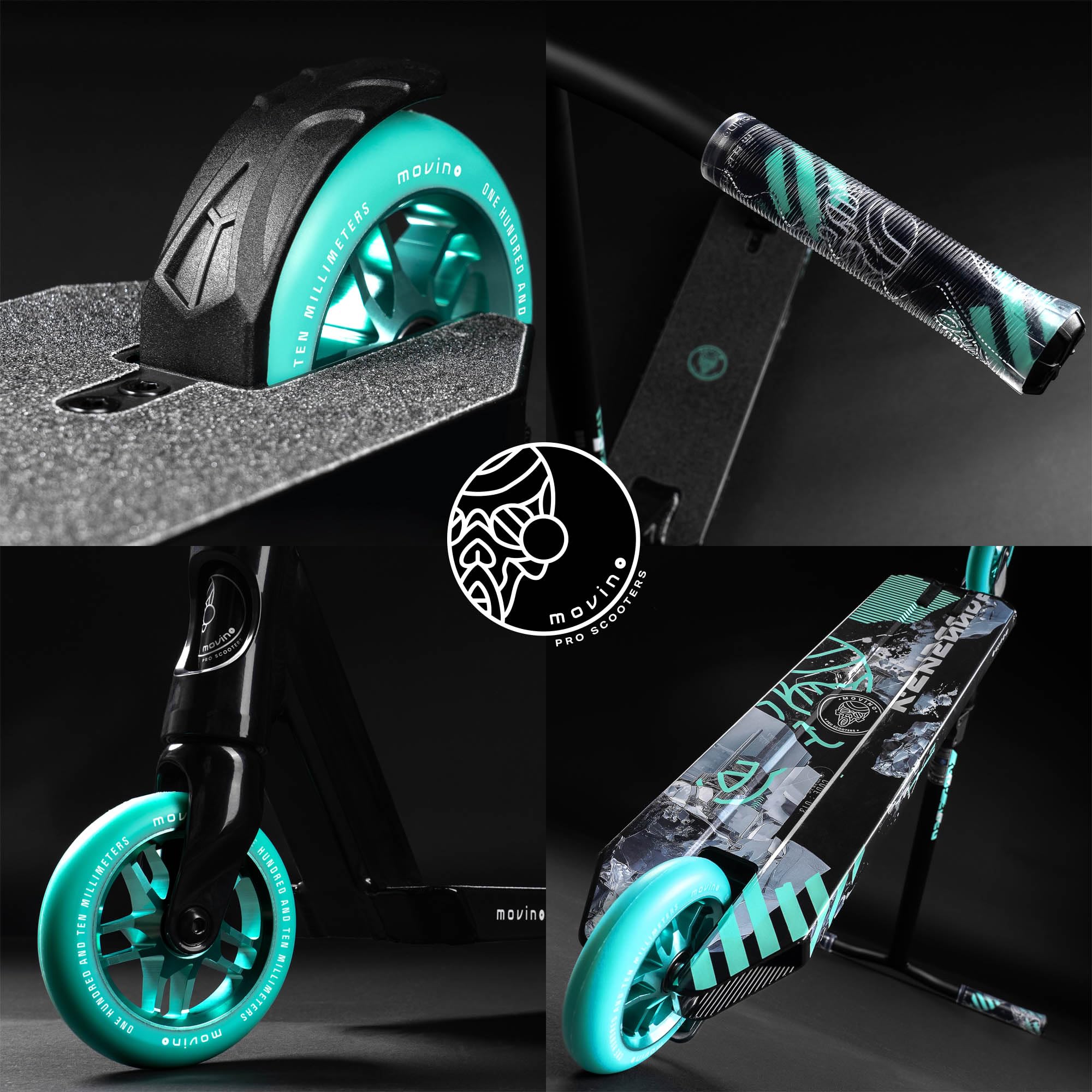 Movino Renegade Monopattino Freestyle, 3,6 kg, 110 mm