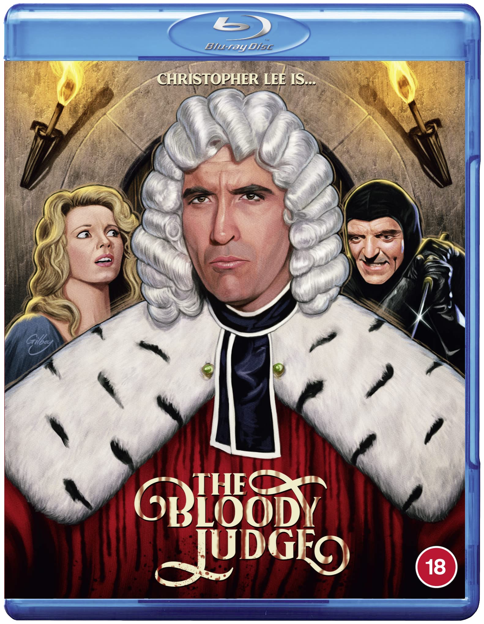 The Bloody Judge  BLU RAY  Christopher Lee  Jesus Franco with booklet & slip