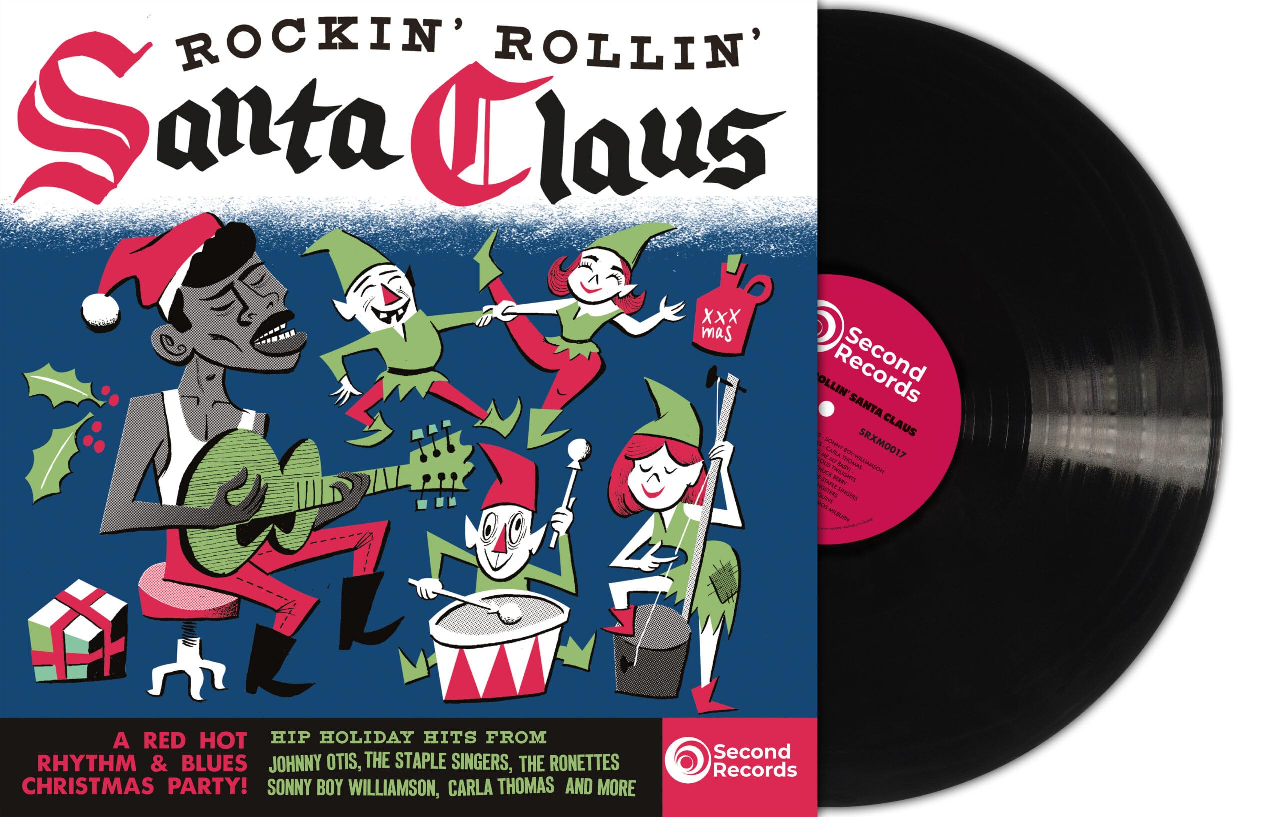 Rockin' rollin' Santa Claus