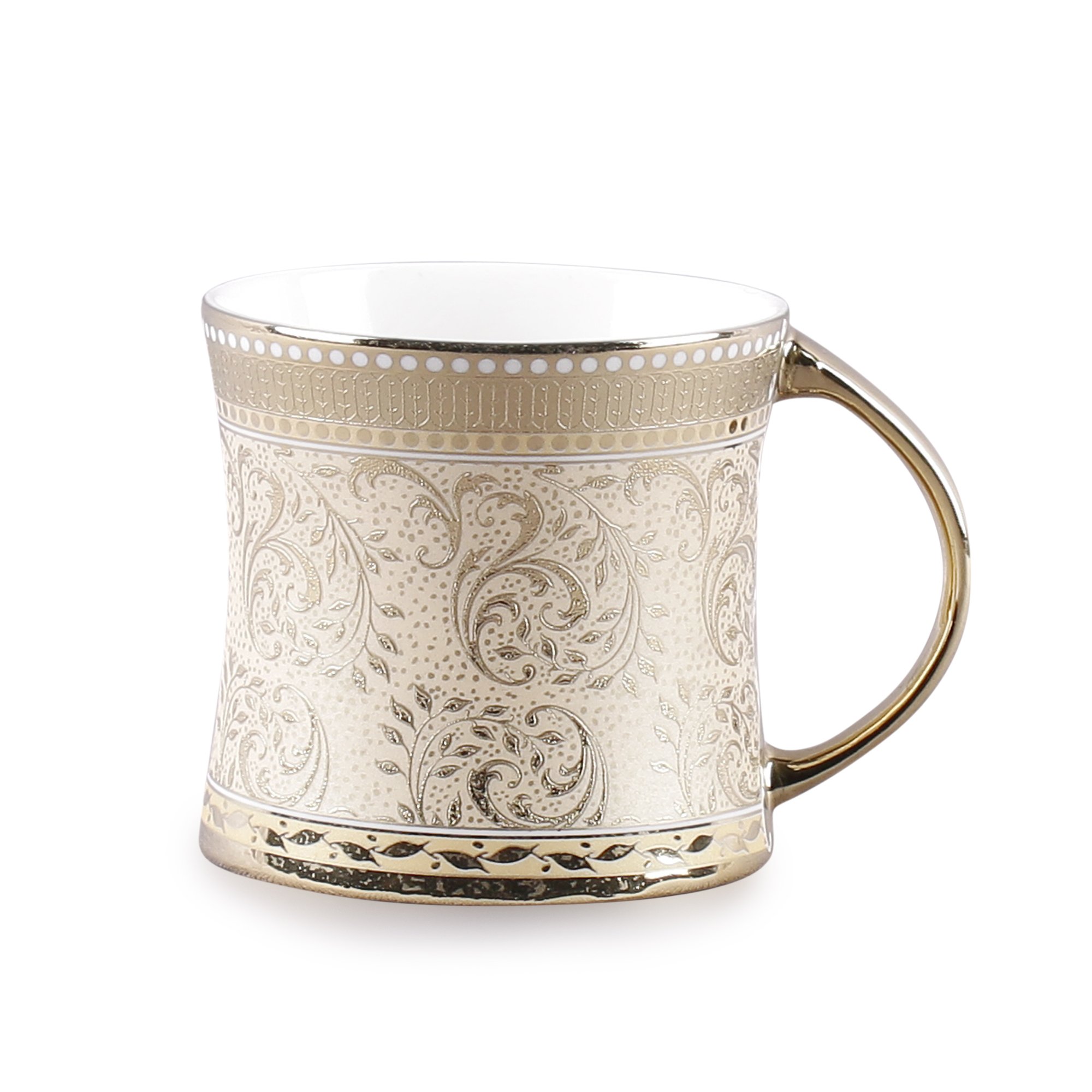 Clay Craft Ceramic Mug - 6 Pieces, Multicolour, 210 Milliliter 2