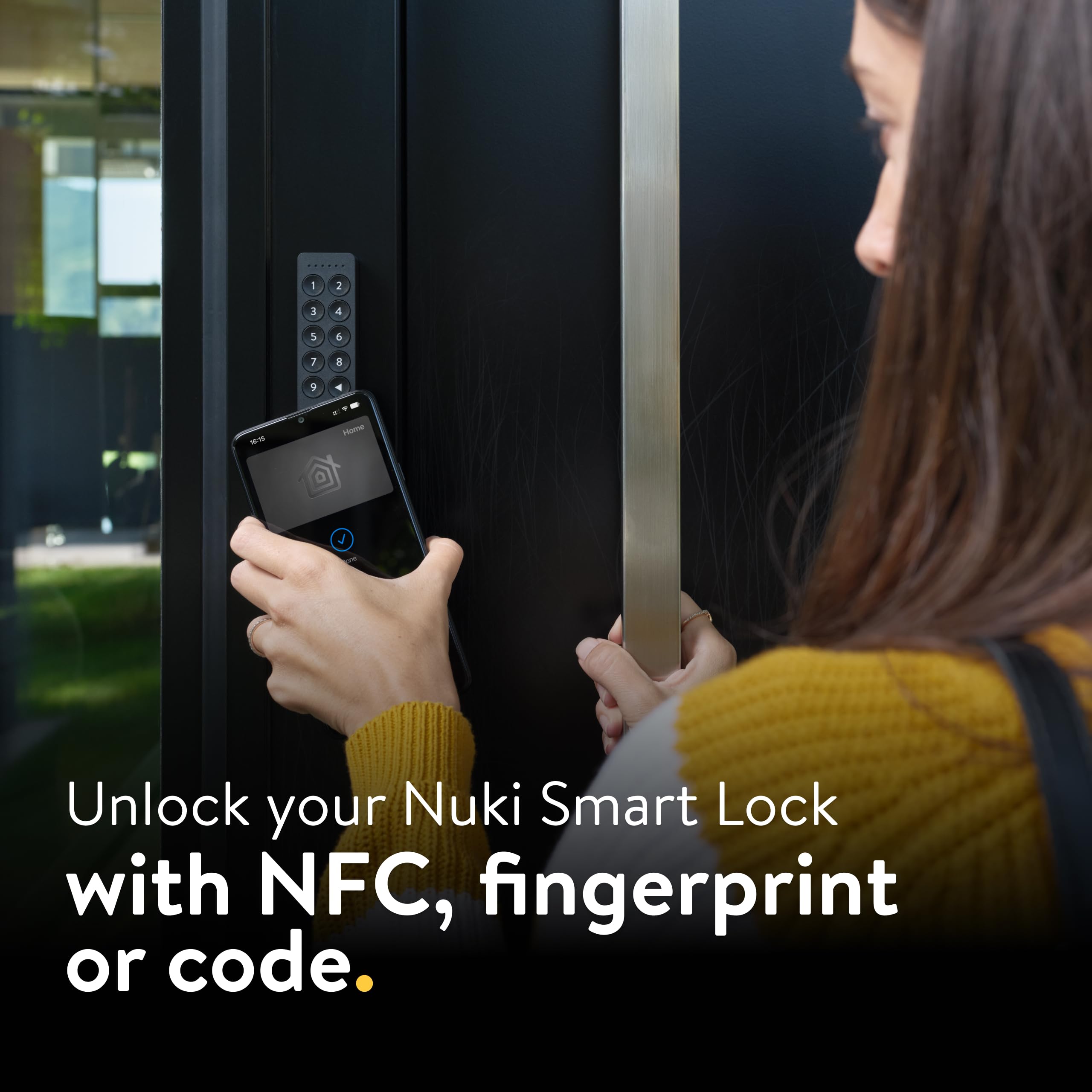 Nuki Keypad 2 NFC 2026 - Unlock Your Door with Apple Home Key NFC Fingerprint or 6-Digit Code Smart Home Accessory for Nuki Smart Lock Matter-Enabled Bluetooth Keypad for Keyless Entry product thumbnail 3