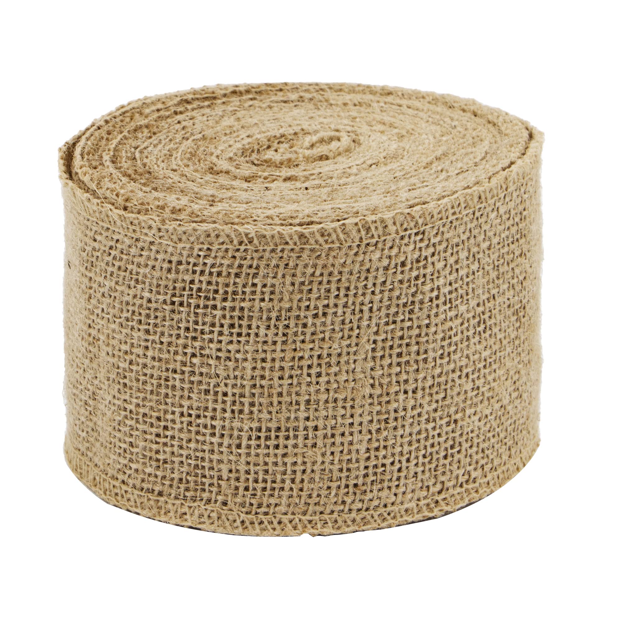 Time to Sparkle8cm*10m Jute Craft Ribbon Burlap Rustic Hessian Ribbons for Crafts Gift Wrapping Hessian Fabric Burlap Ribbon Gift Wrapping Christmas Tree Wedding Decoration Event Party — image 1