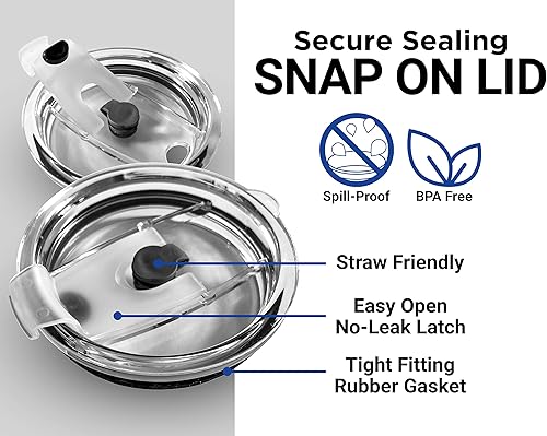 Miniatura 3 de R and R Imports Star Lake Wisconsin Souvenir - Vaso de acero inoxidable aislado de 24 onzas, color rojo.