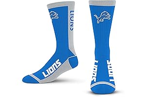 Detroit Lions MVP Crew Socks for Men