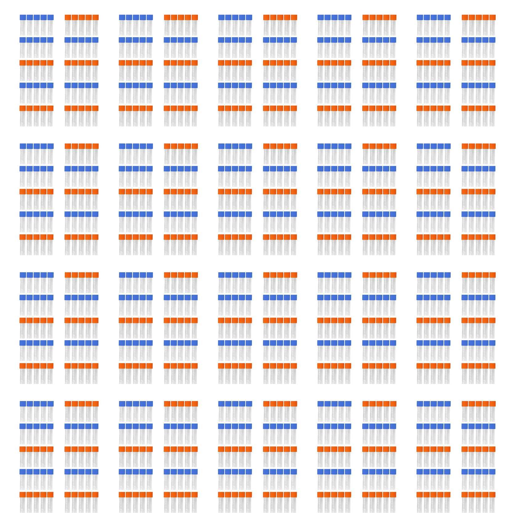 Vjsujehgy 1000Pcs 1.8Ml Plastic Graduated 0.063Oz Cryovial Test Tube Sample Pipe with Seal Cap