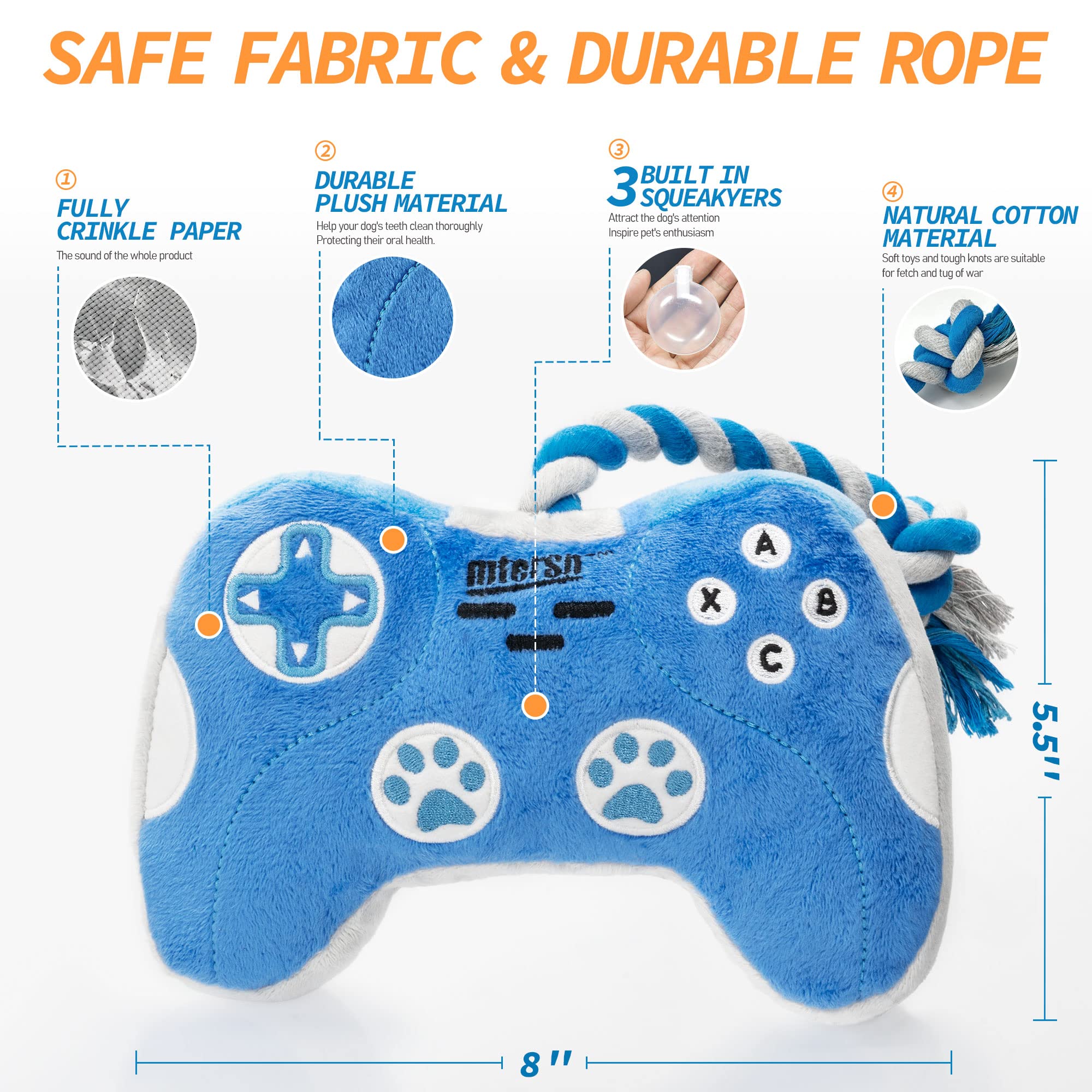 Amazon | MTERSN きしむ犬用おもちゃ: インタラクティブな子犬